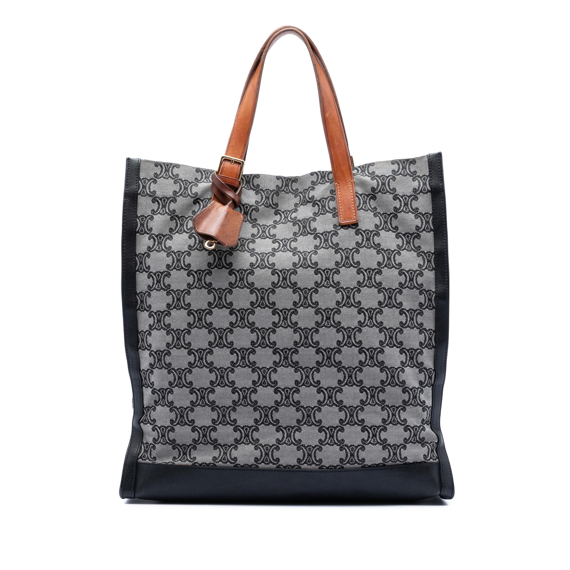 Celine Macadam Canvas Vertical Tote