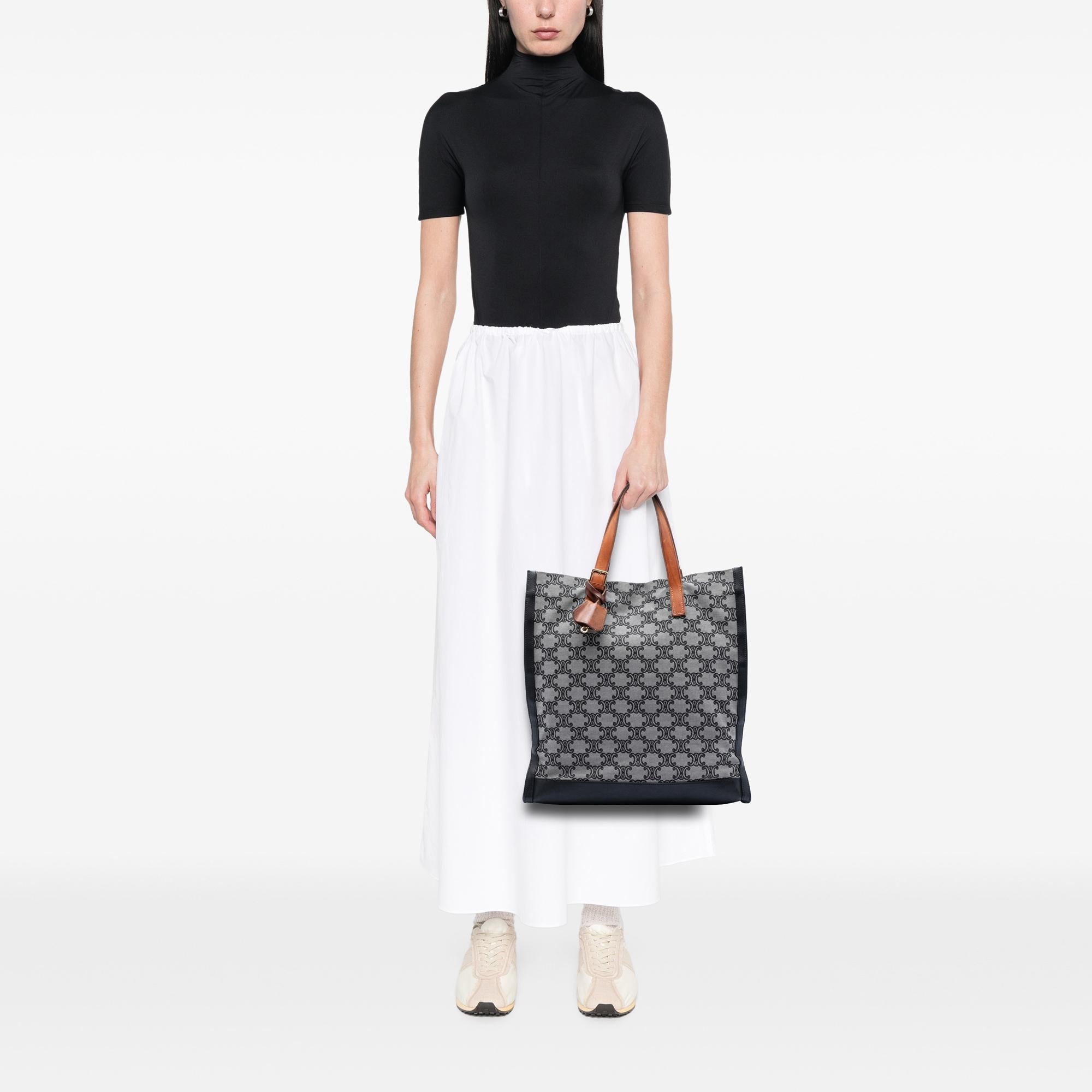 Celine Macadam Canvas Vertical Tote
