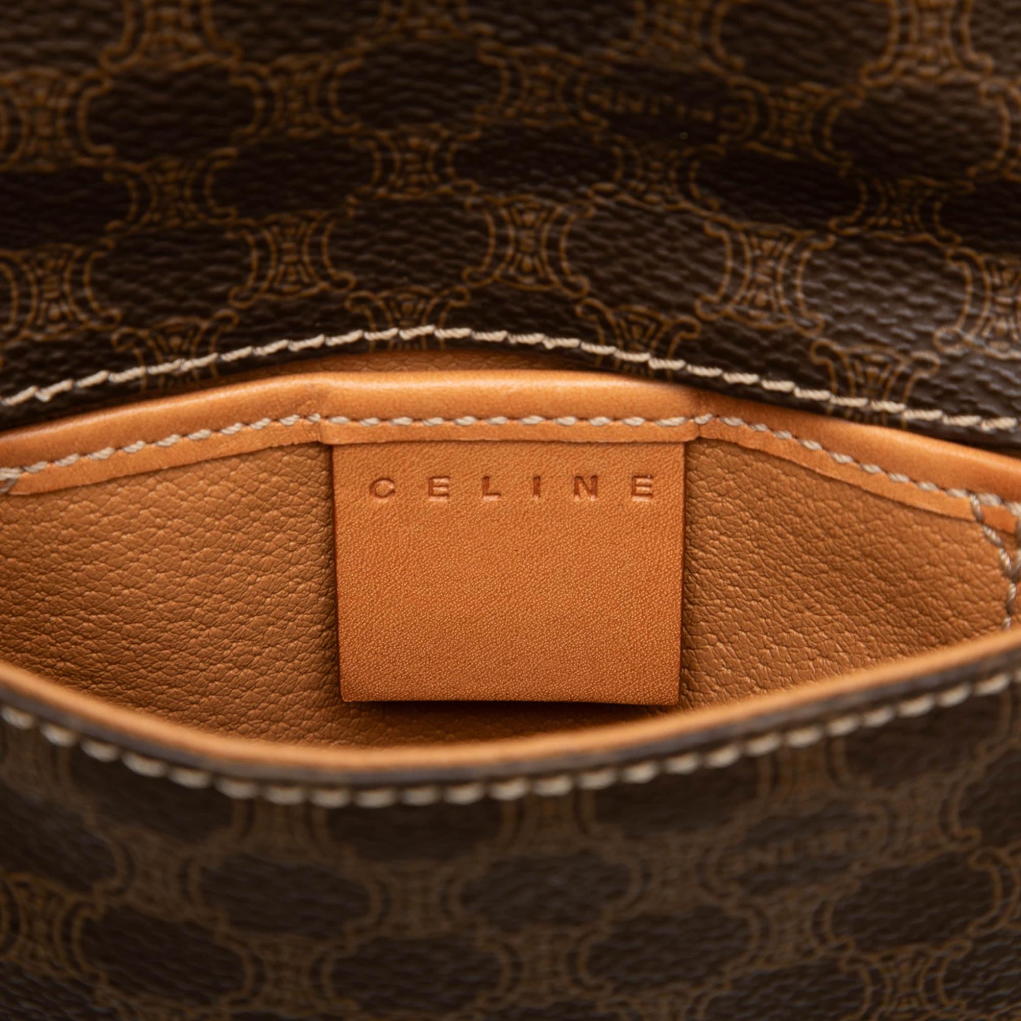 Celine Macadam Coated Canvas Belt Bag