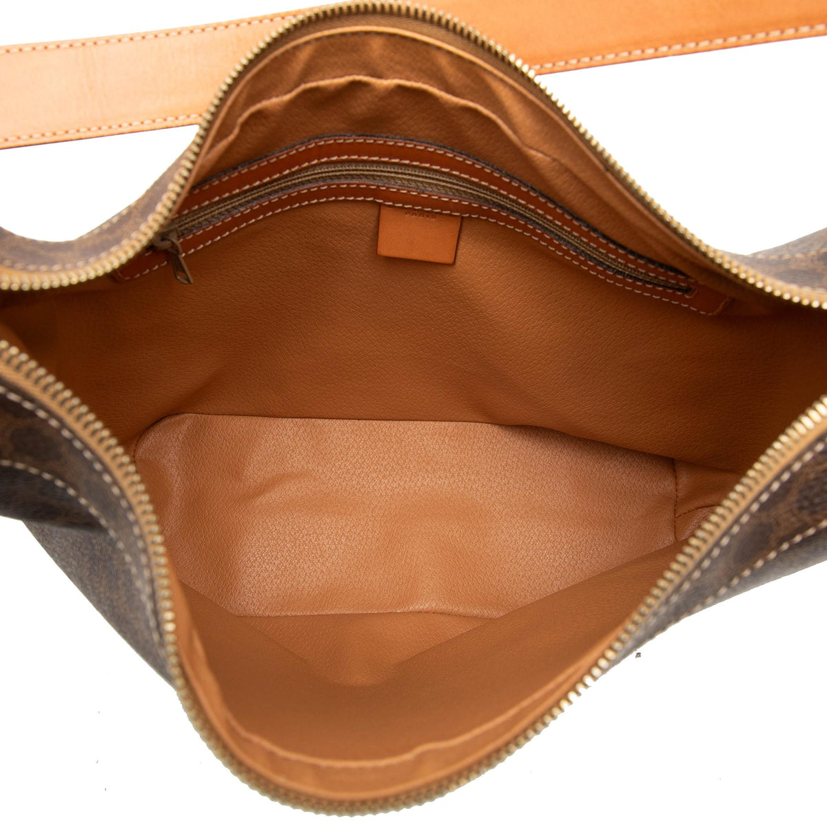 Celine Macadam Coated Canvas Shoulder Bag