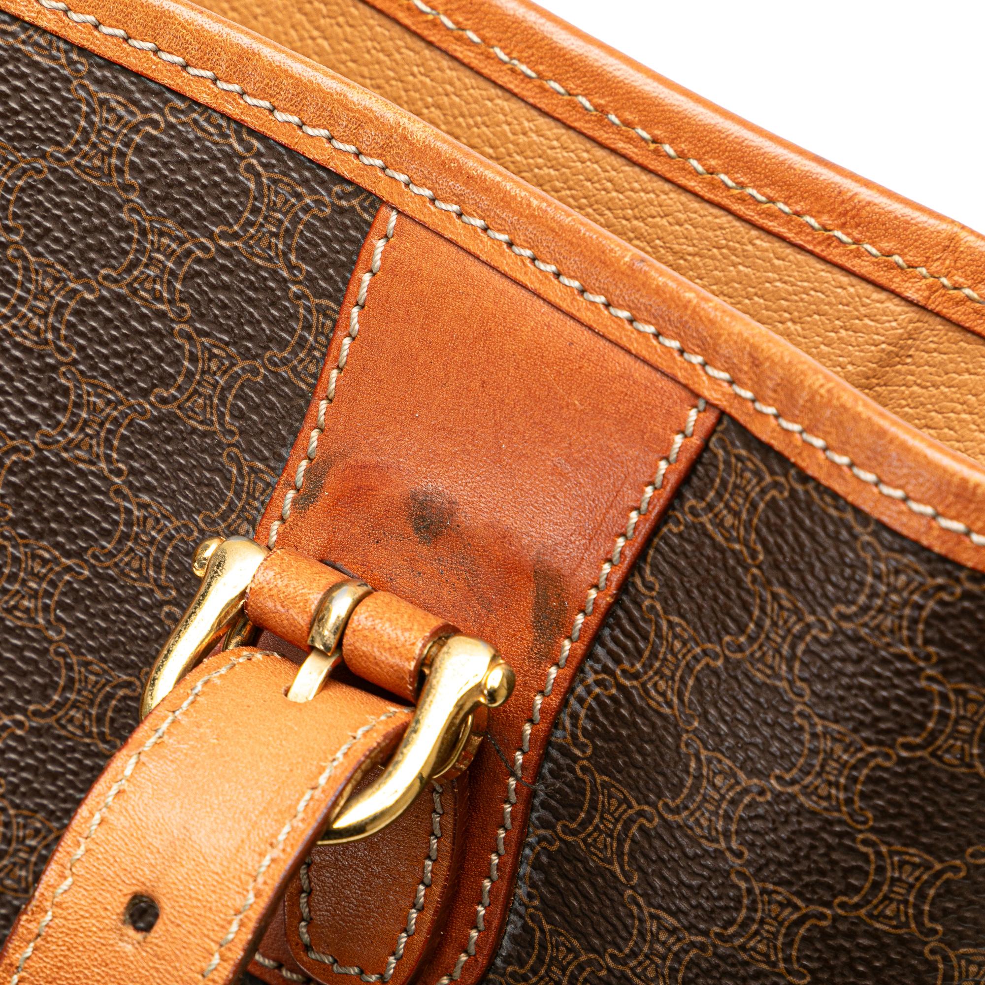 Celine Macadam Coated Canvas Tote (SHG-GrIG6D)