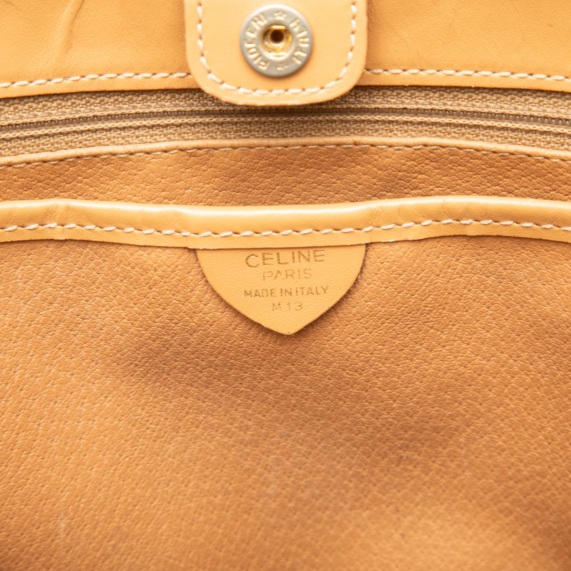 Celine Macadam Coated Canvas Tote