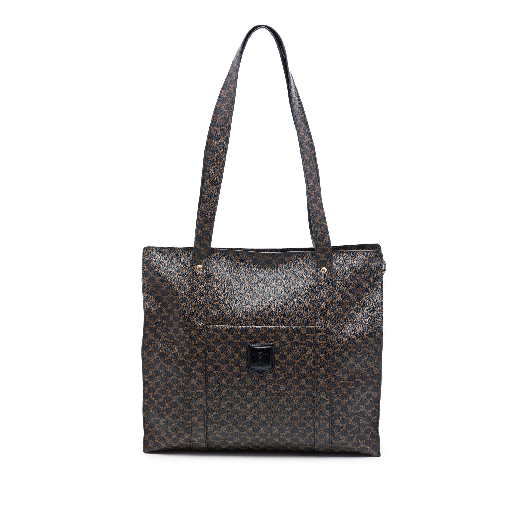 Celine Macadam Coated Canvas Tote
