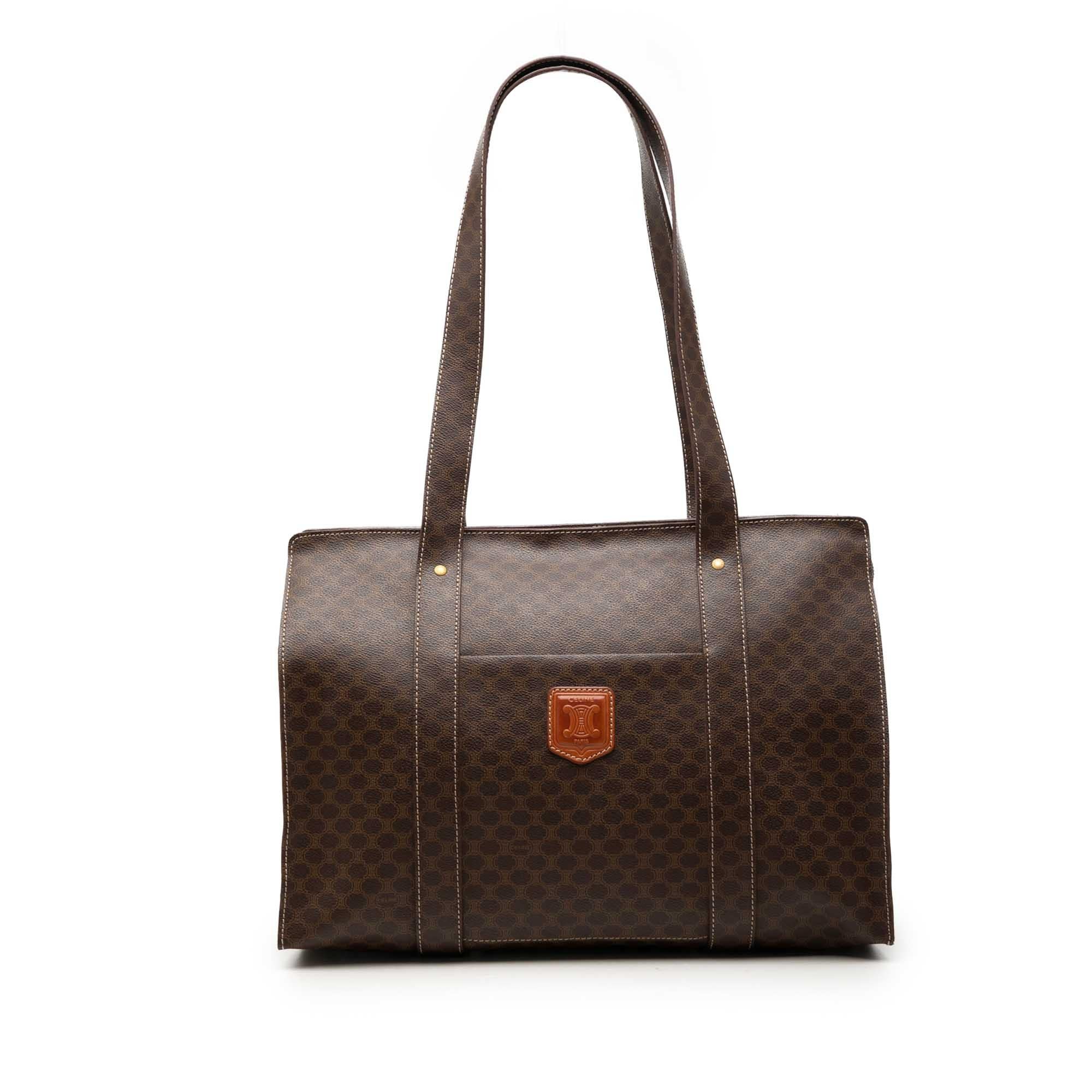 Celine Macadam Coated Canvas Tote