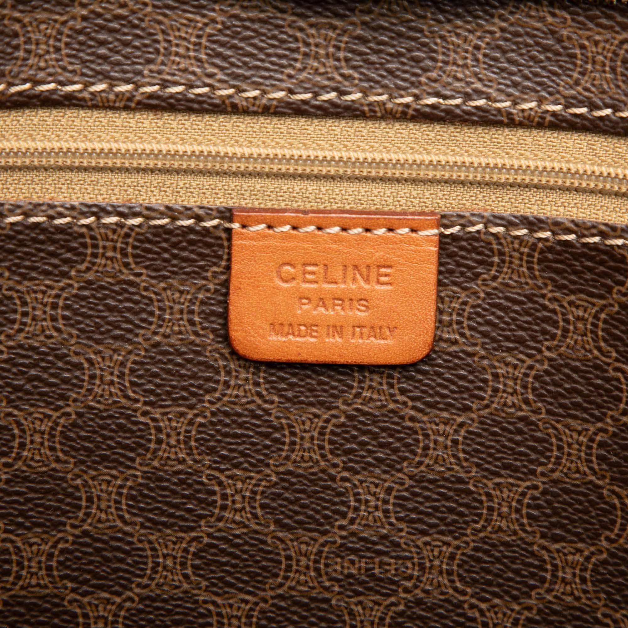 Celine Macadam Coated Canvas Tote