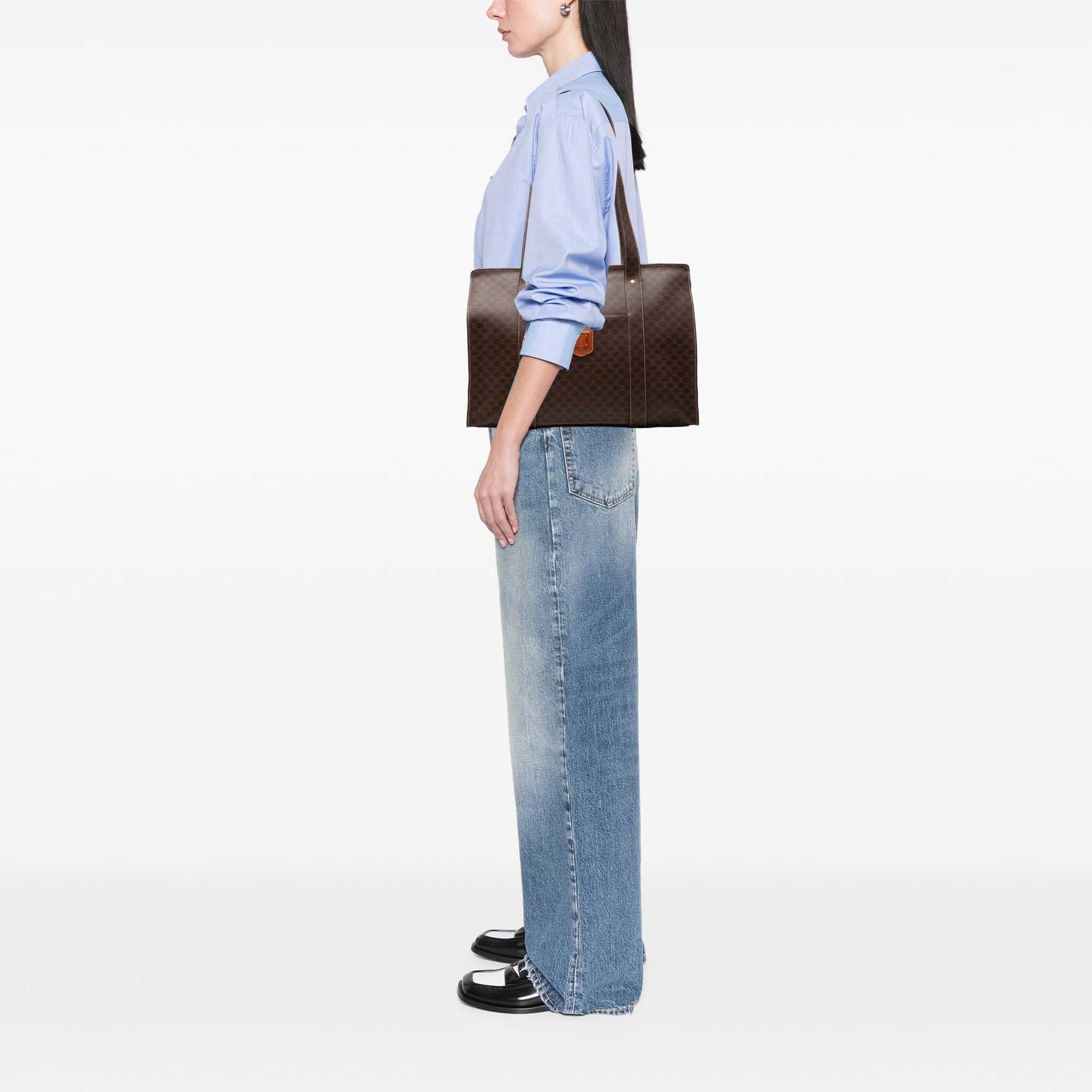 Celine Macadam Coated Canvas Tote