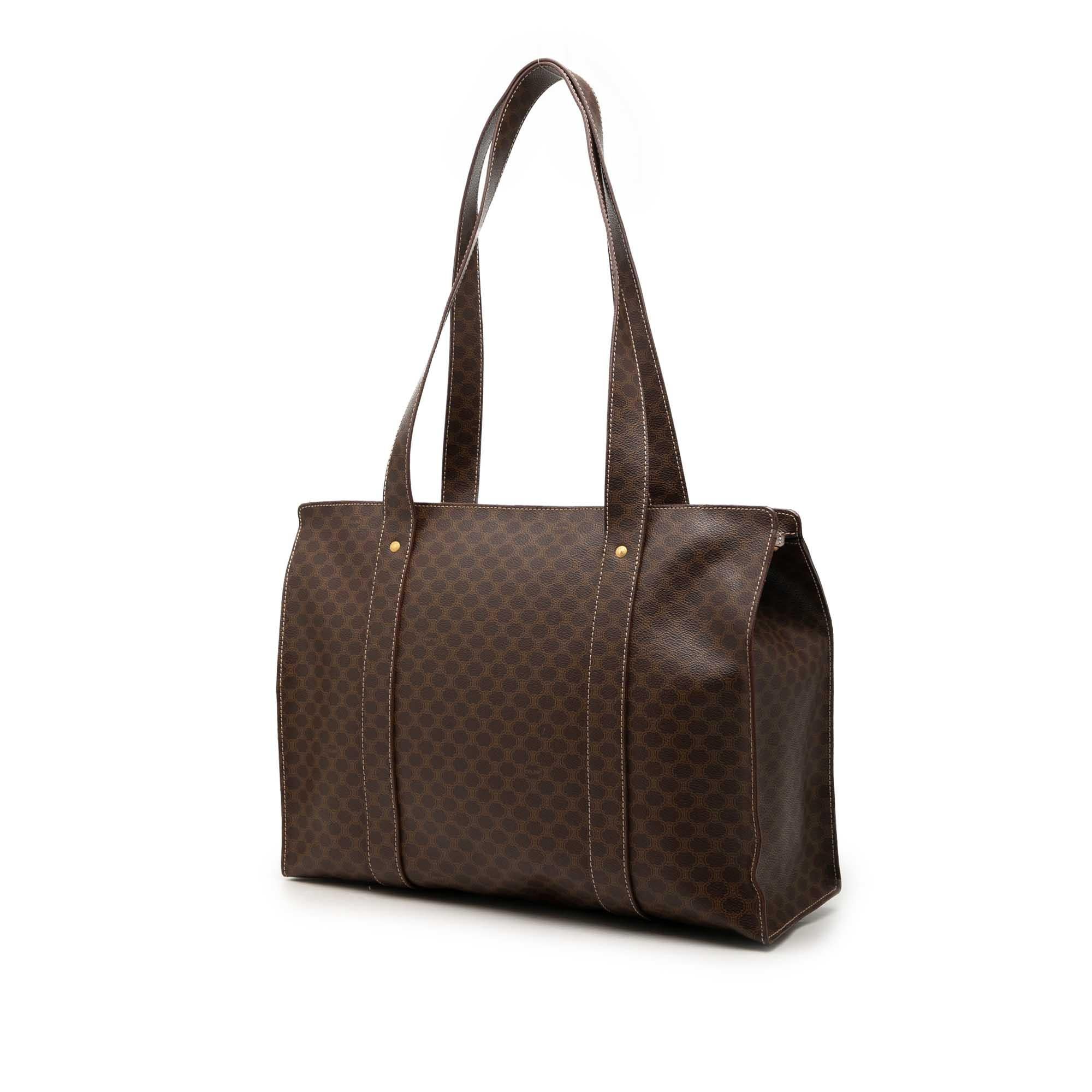 Celine Macadam Coated Canvas Tote