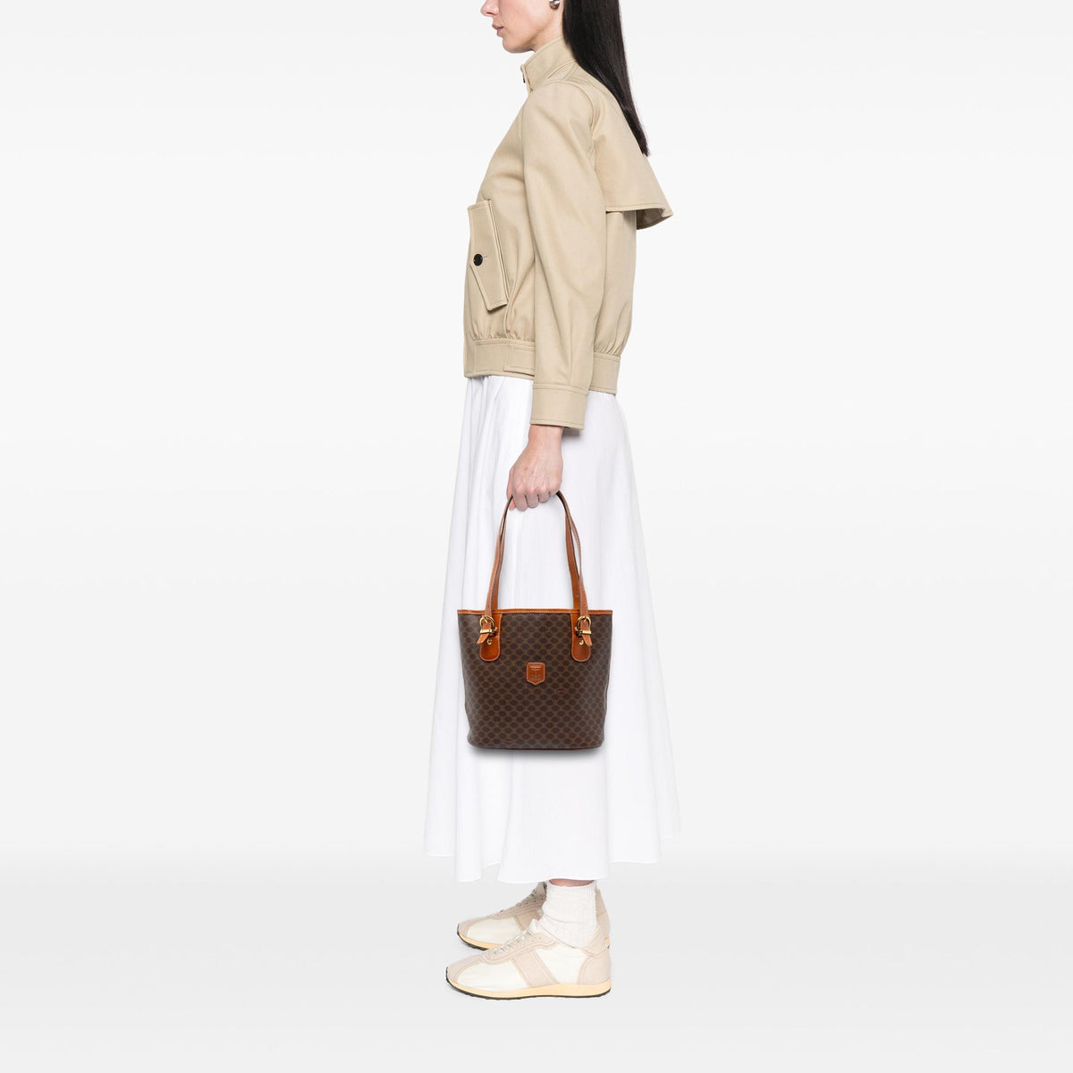 Celine Macadam Coated Canvas Tote