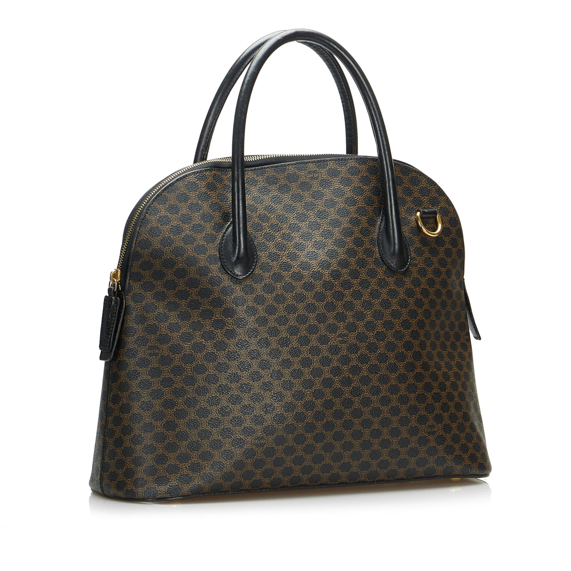 Celine Macadam Dome Handbag (SHG-L2CrHt) – LuxeDH