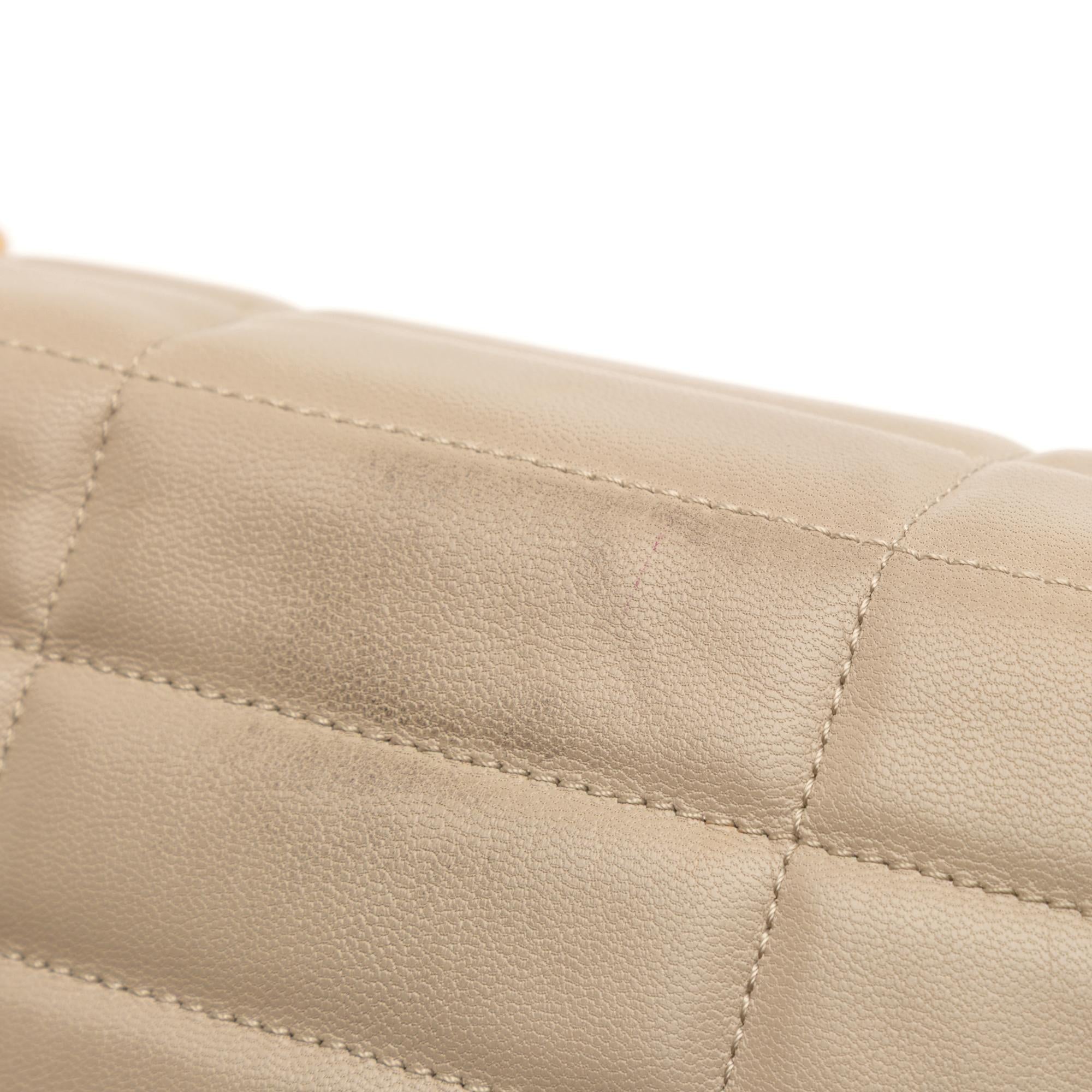 Celine Matelasse Goatskin Monochrome Chain Shoulder Bag