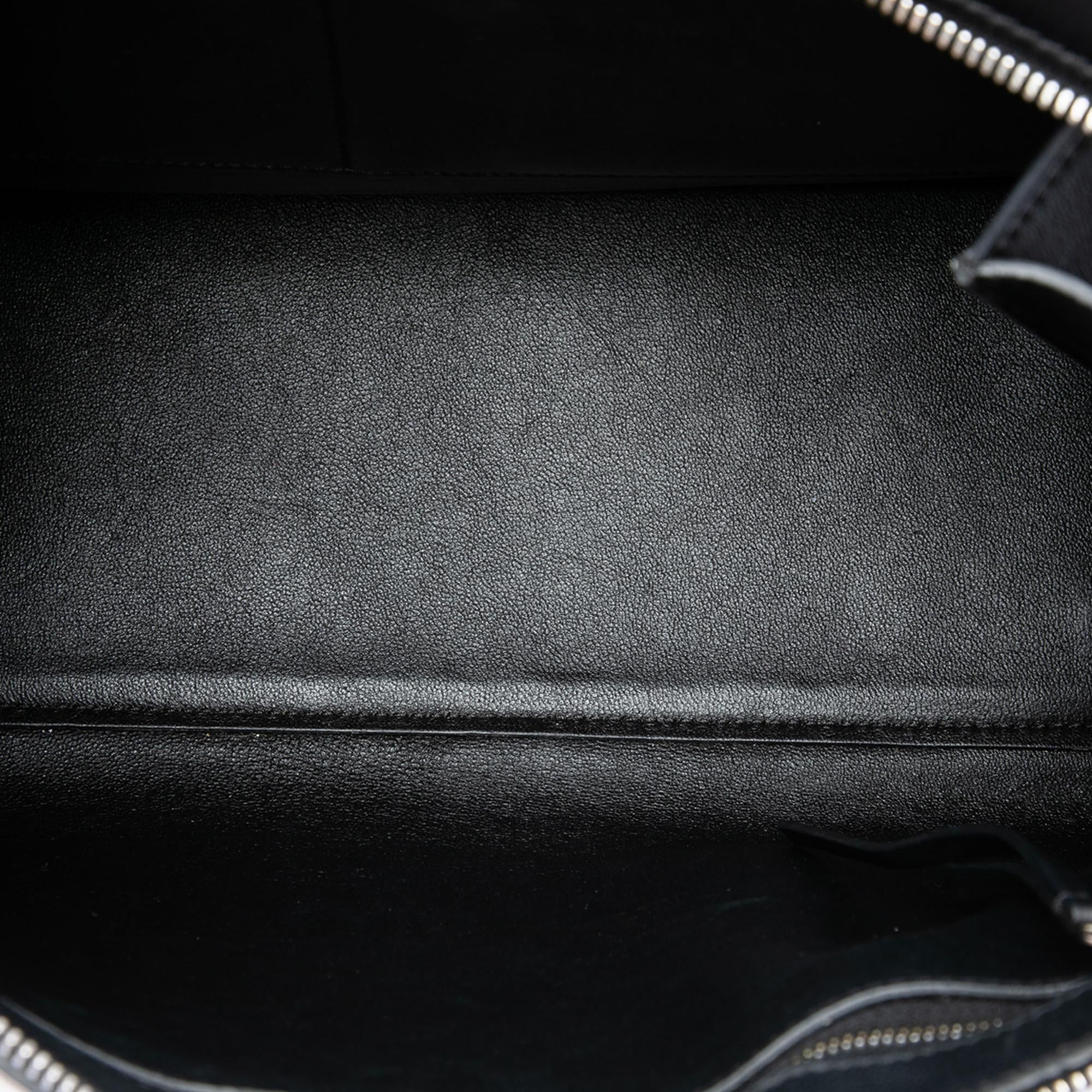 Celine Medium Bicolor Leather Edge Handbag