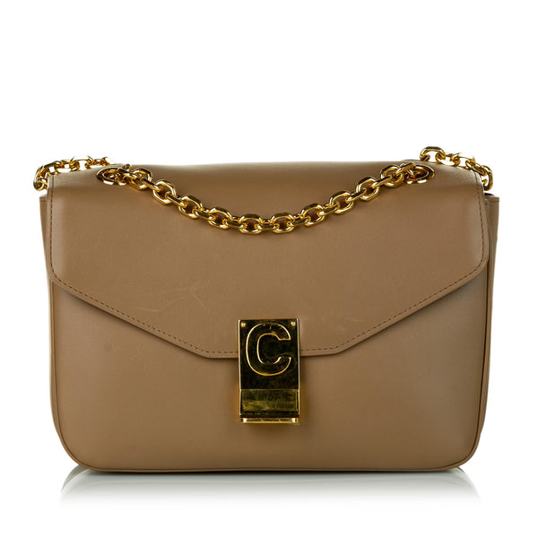 Celine Medium C Bag Leather Crossbody Bag (SHG-yLyBjO)