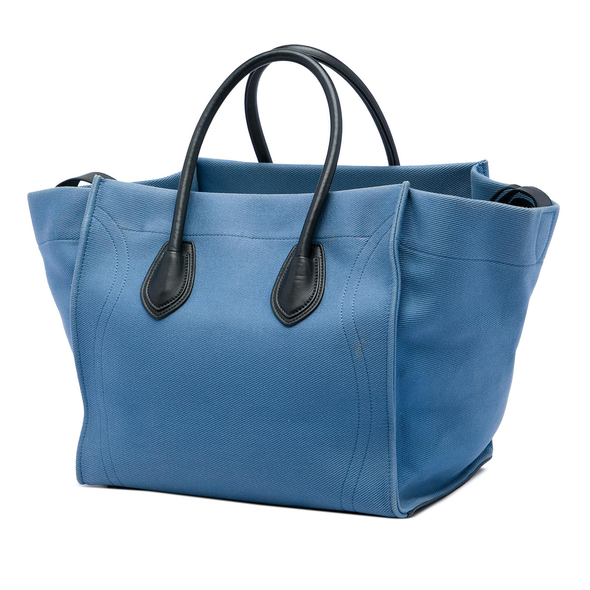 Celine Medium Denim Phantom Luggage Tote