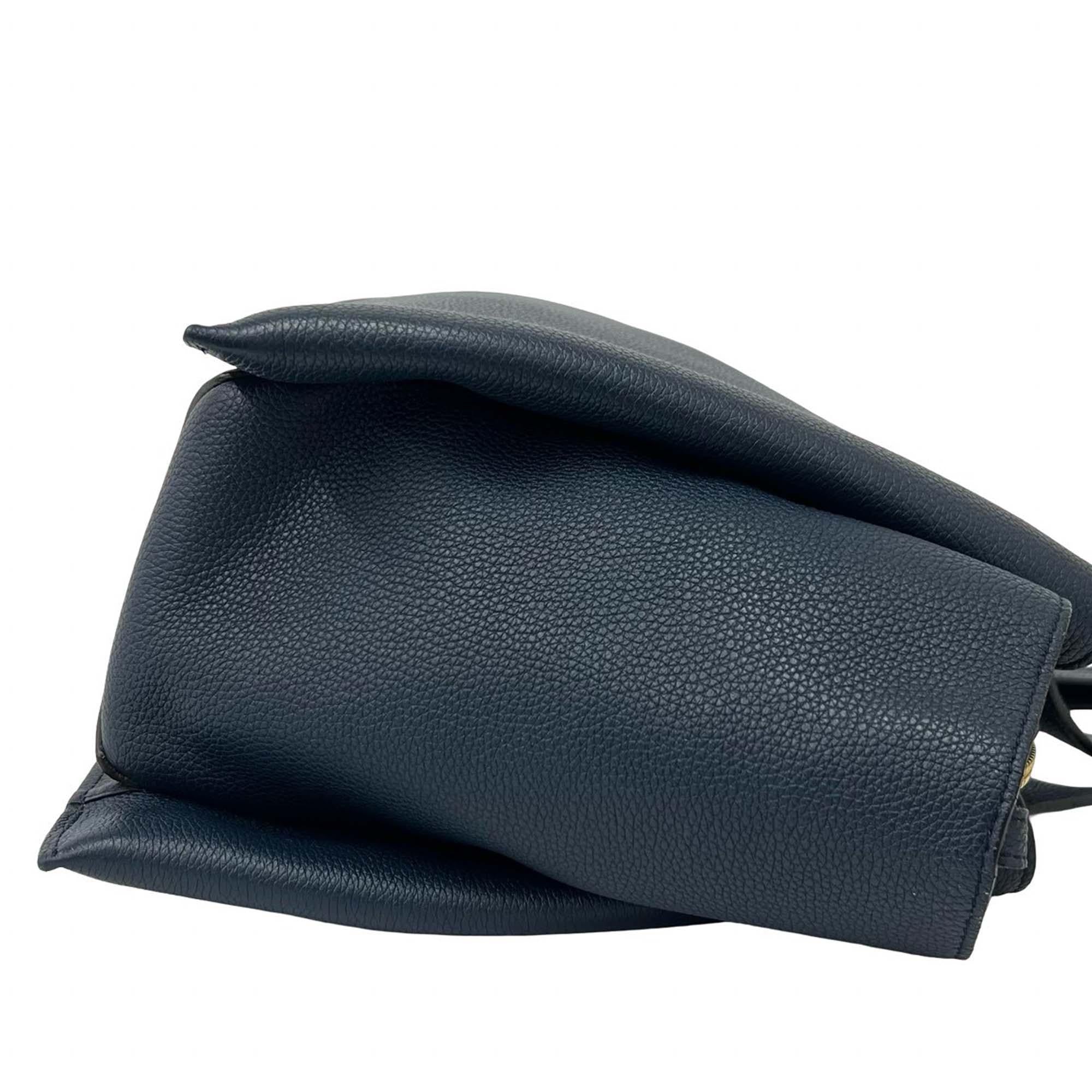 Celine Medium Grained Calfskin Trifold Tote
