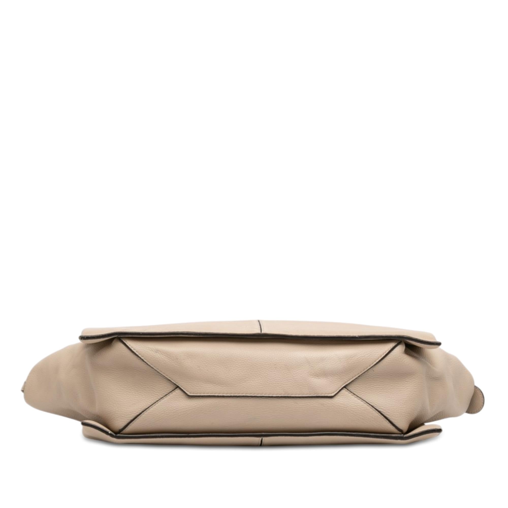 Celine Medium Grained Calfskin Trifold Tote