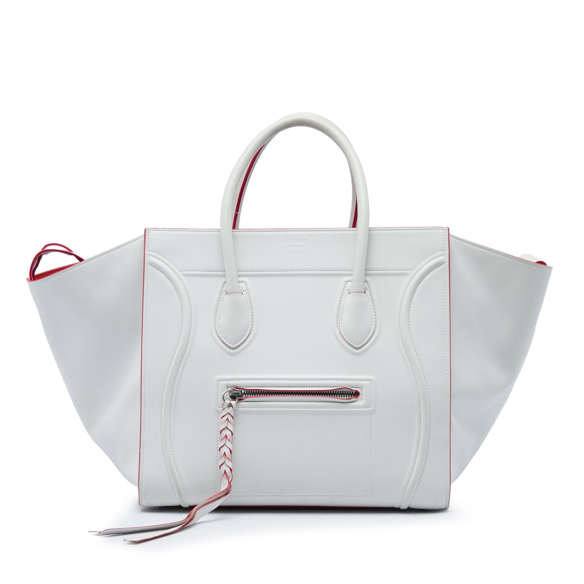 Celine Medium Leather Phantom Luggage Tote
