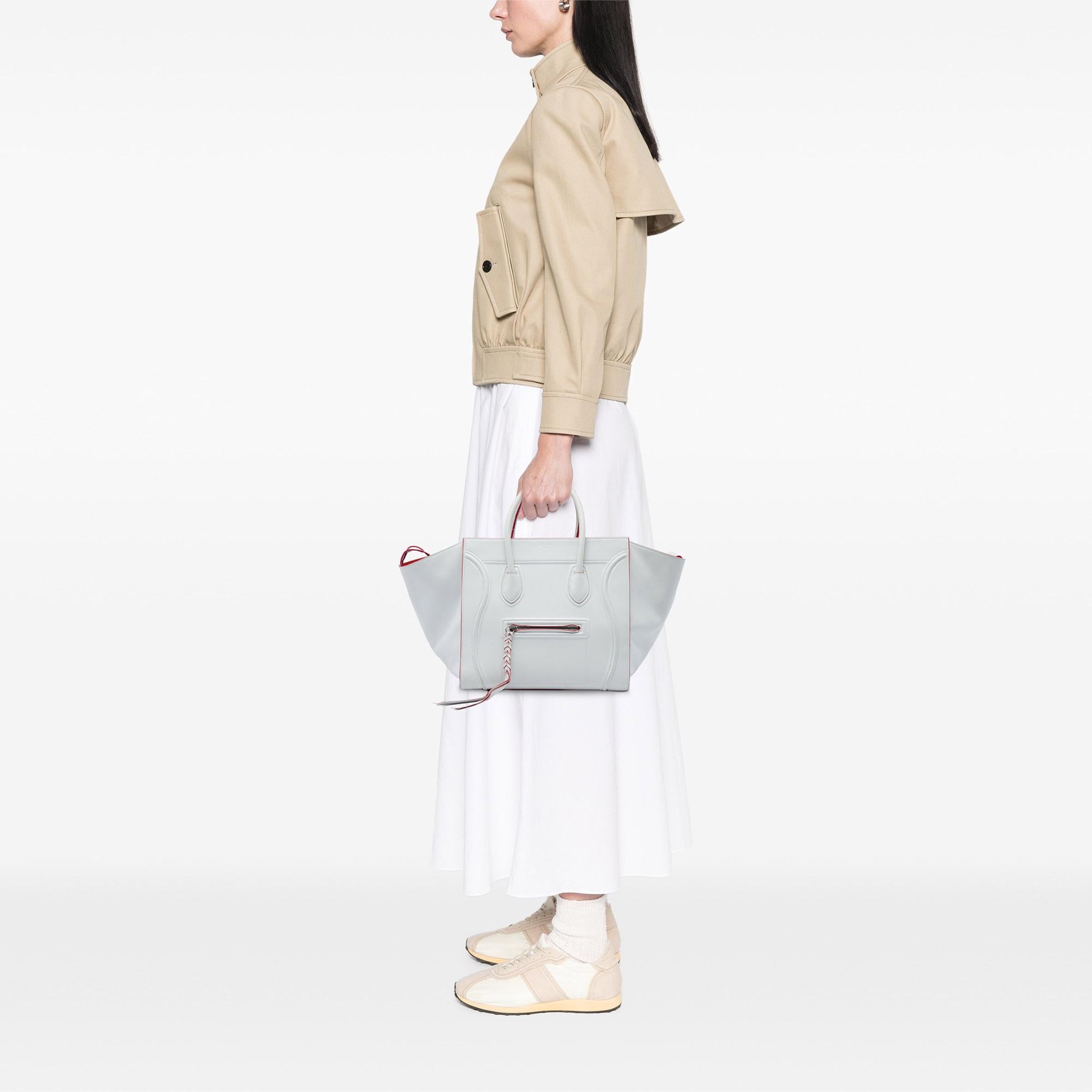 Celine Medium Leather Phantom Luggage Tote