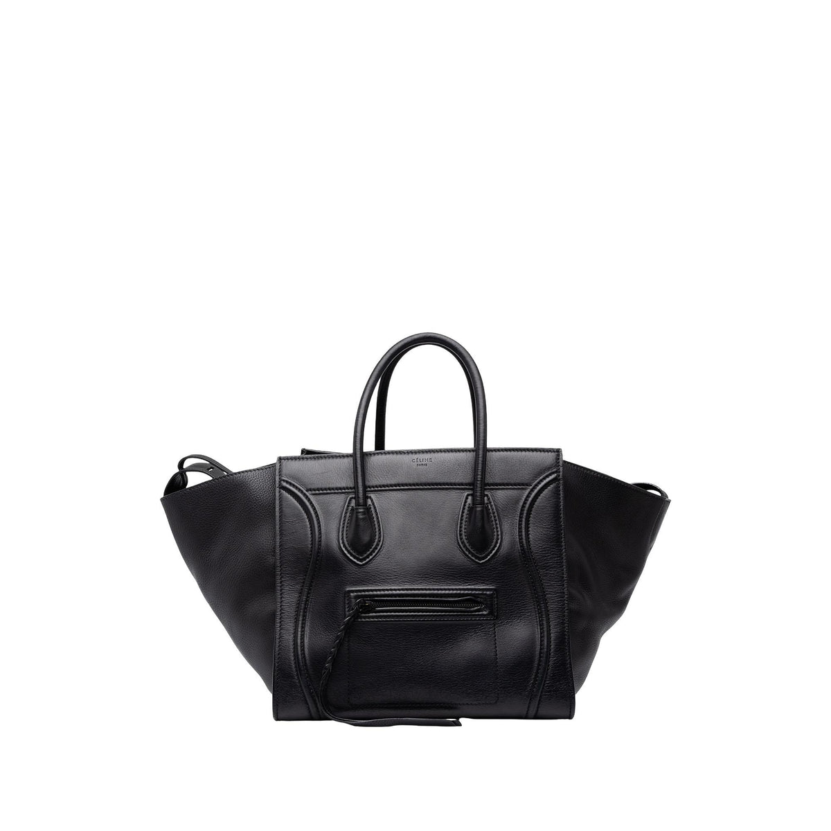 Celine Medium Leather Phantom Luggage Tote