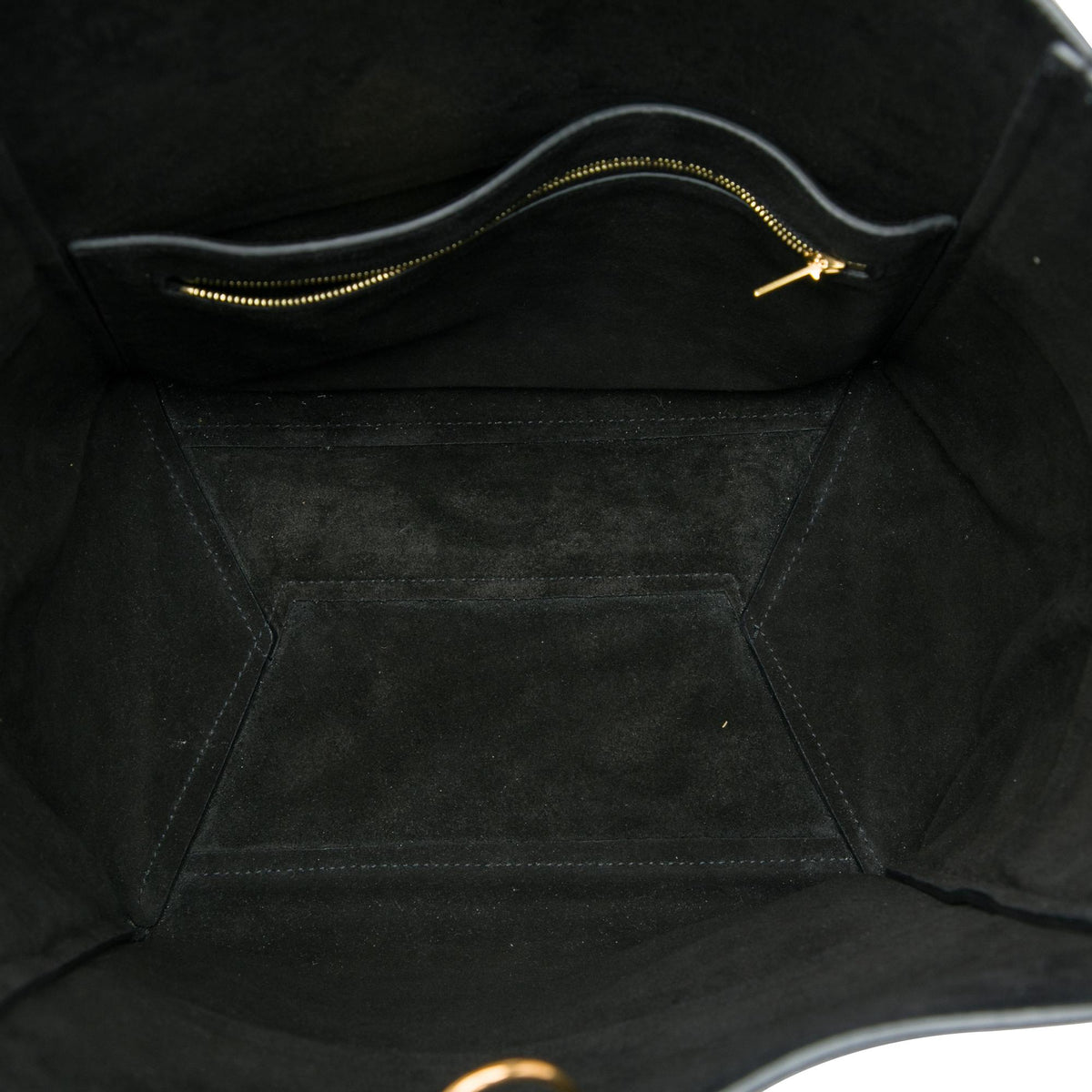 Celine Medium Leather Seau Sangle Bucket Bag