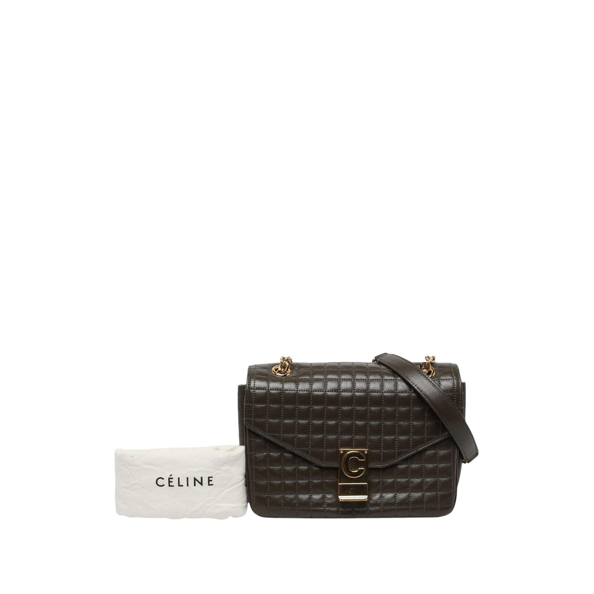 Celine Medium Quilted Calfskin C Bag