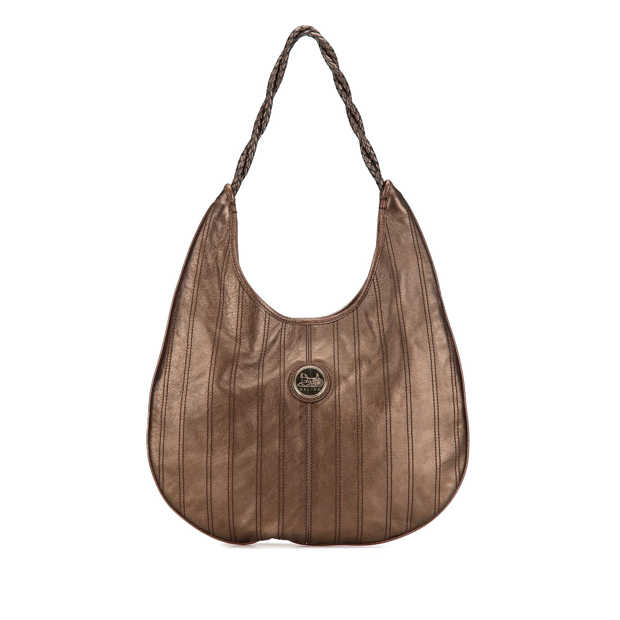 Celine Metallic Leather Hobo (SHG-cobfE9)