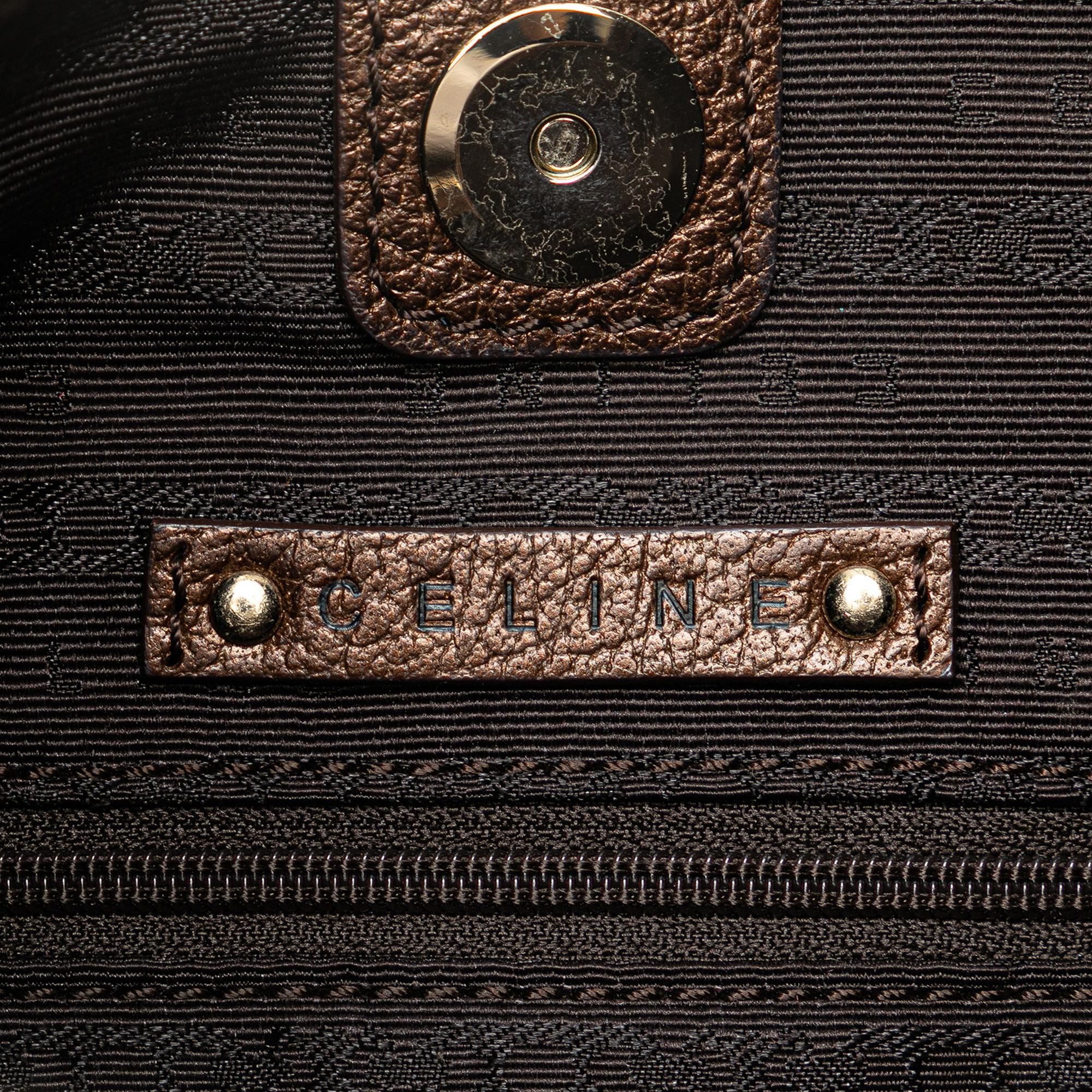 Celine Metallic Leather Hobo (SHG-cobfE9)