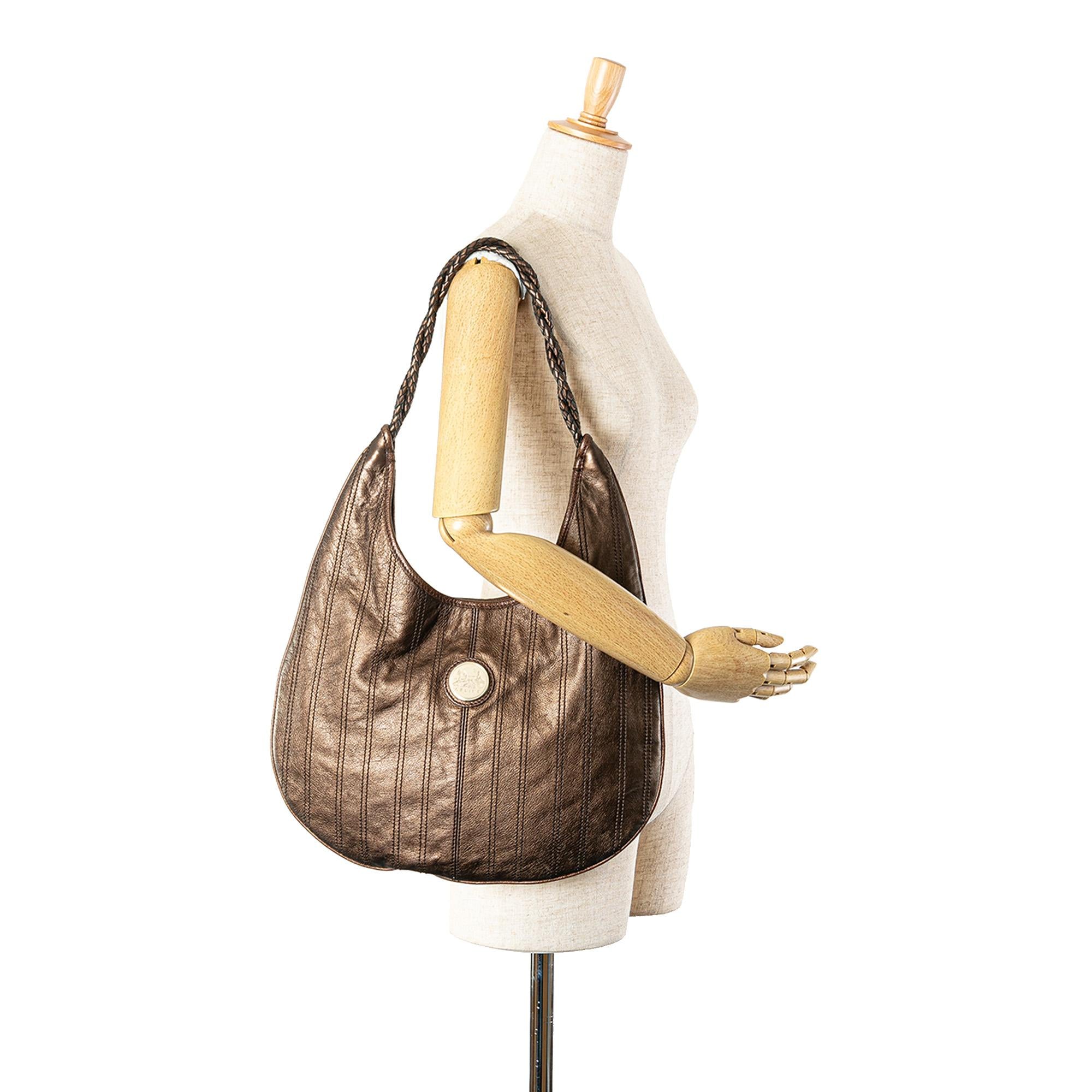 Celine Metallic Leather Hobo (SHG-cobfE9)