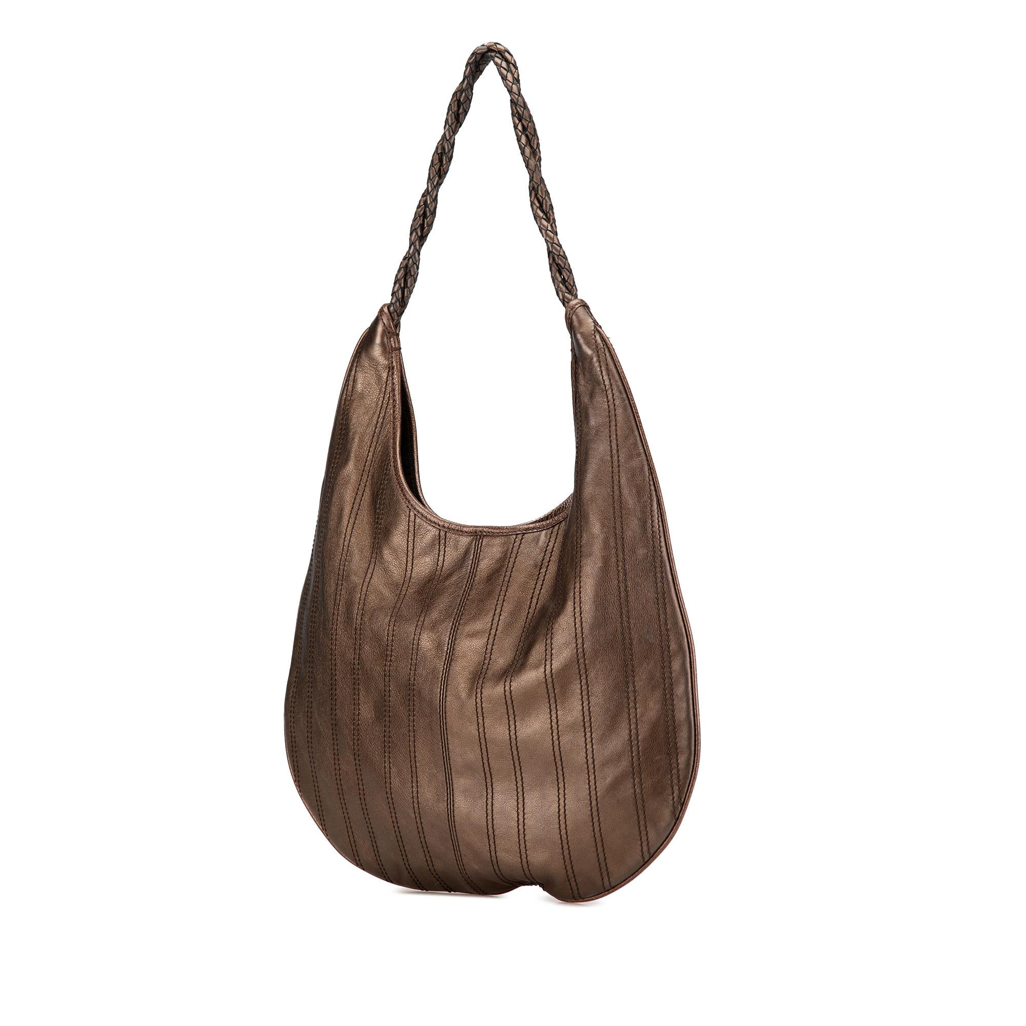 Celine Metallic Leather Hobo (SHG-cobfE9)