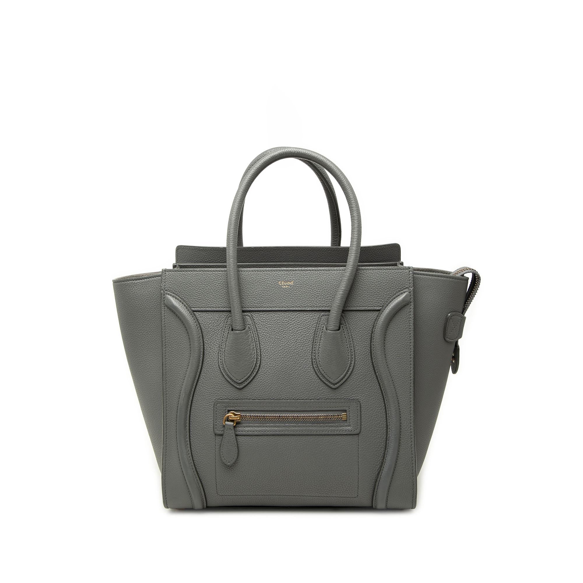 Celine Micro Calfskin Luggage Tote