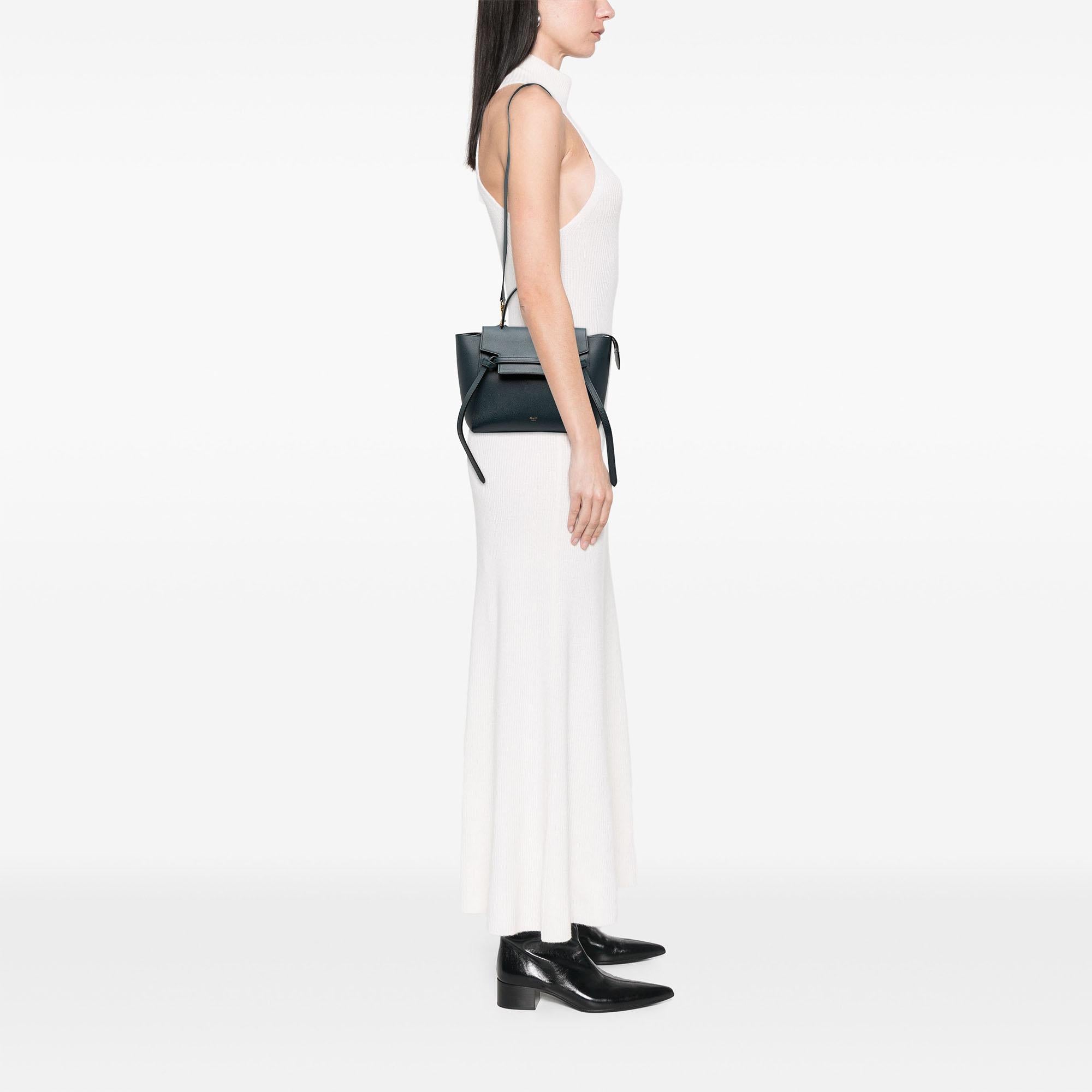 Celine Micro Grained Calfskin Belt Bag