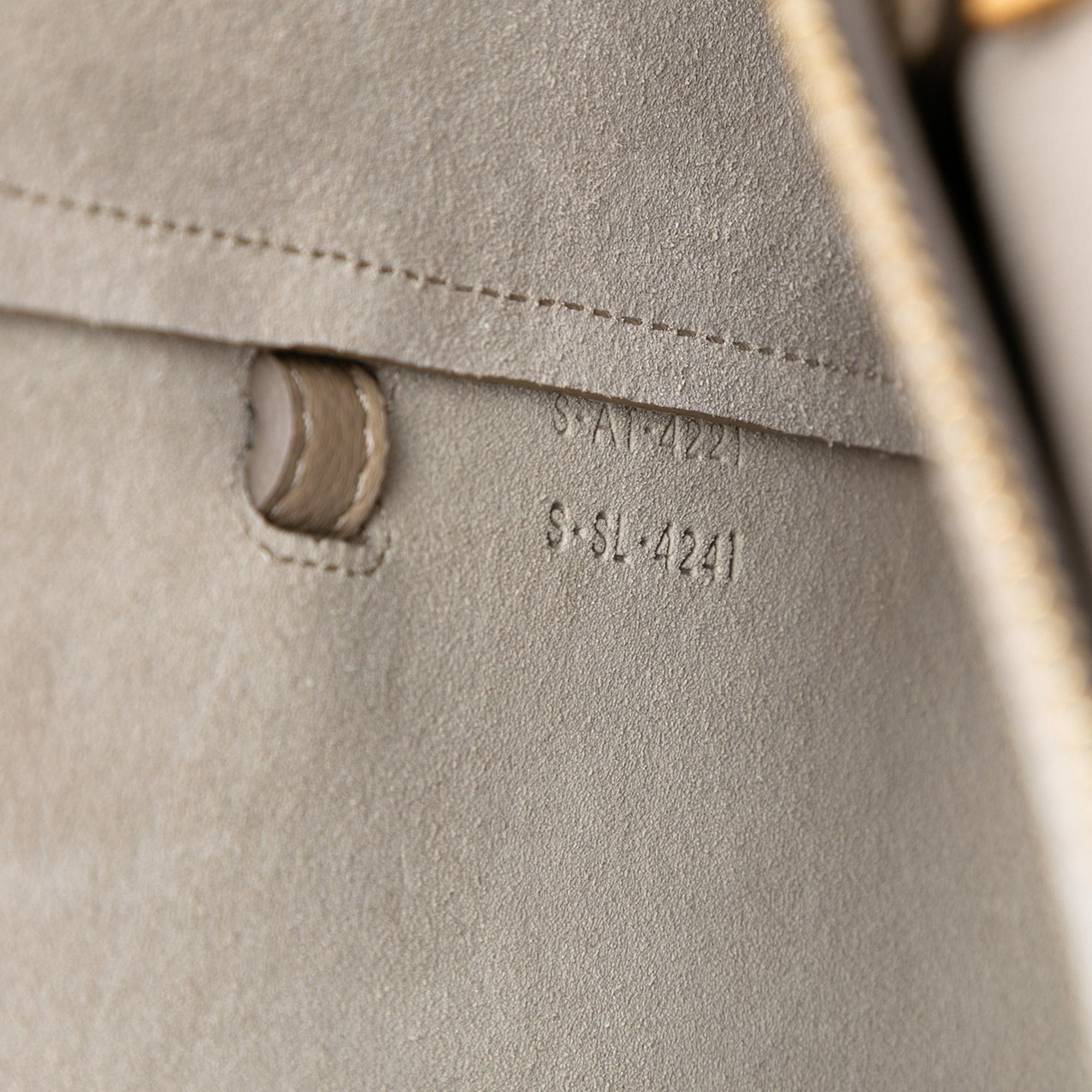 Celine Micro Grained Calfskin Belt Satchel