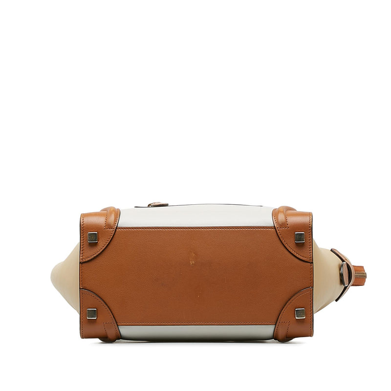 Celine Micro Luggage Tote Tricolor (SHG-Kseeyq)