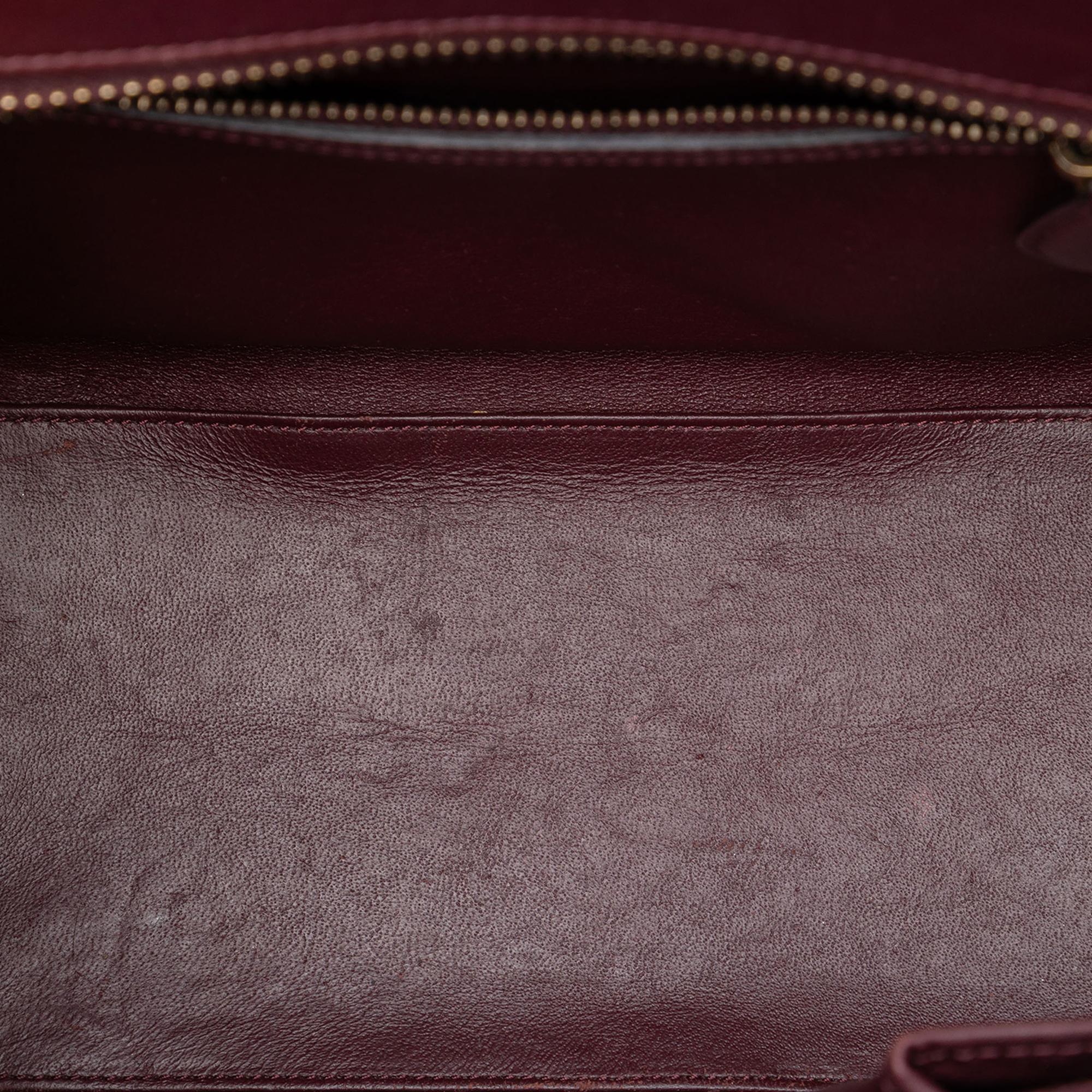 Celine Micro Smooth Calfskin and Goatskin Luggage Tote