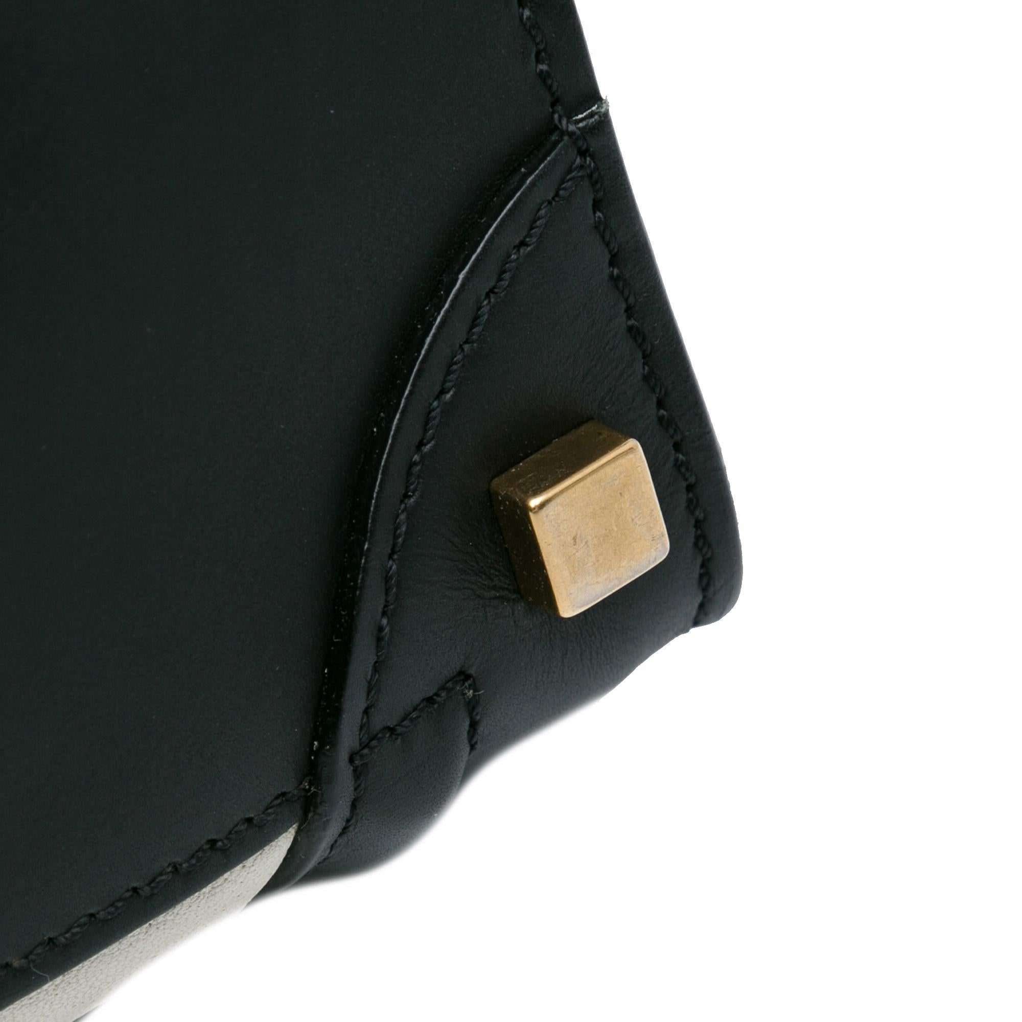 Celine Micro Tricolor Luggage Tote (SHG-rmDxa0)