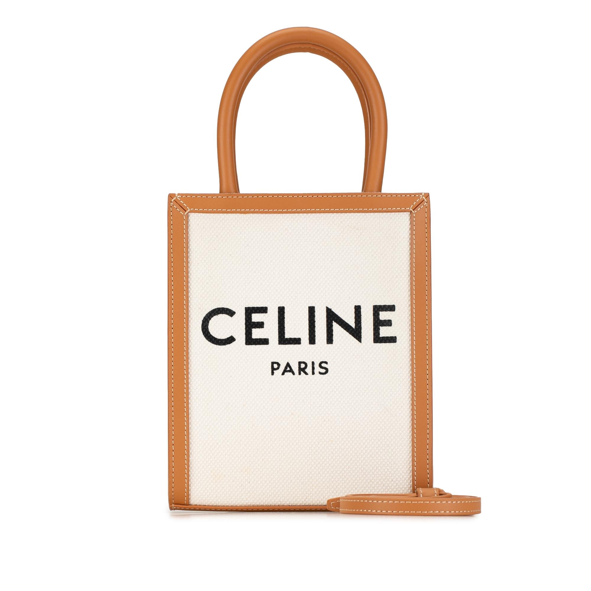 Celine Mini Canvas Vertical Cabas (SHG-izYTkz)