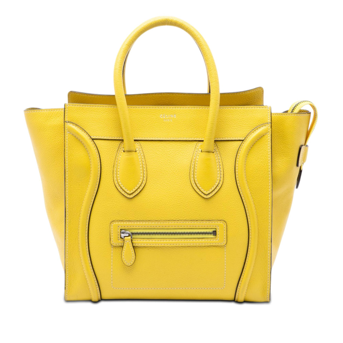 Celine Mini Grained Calfskin Luggage Tote