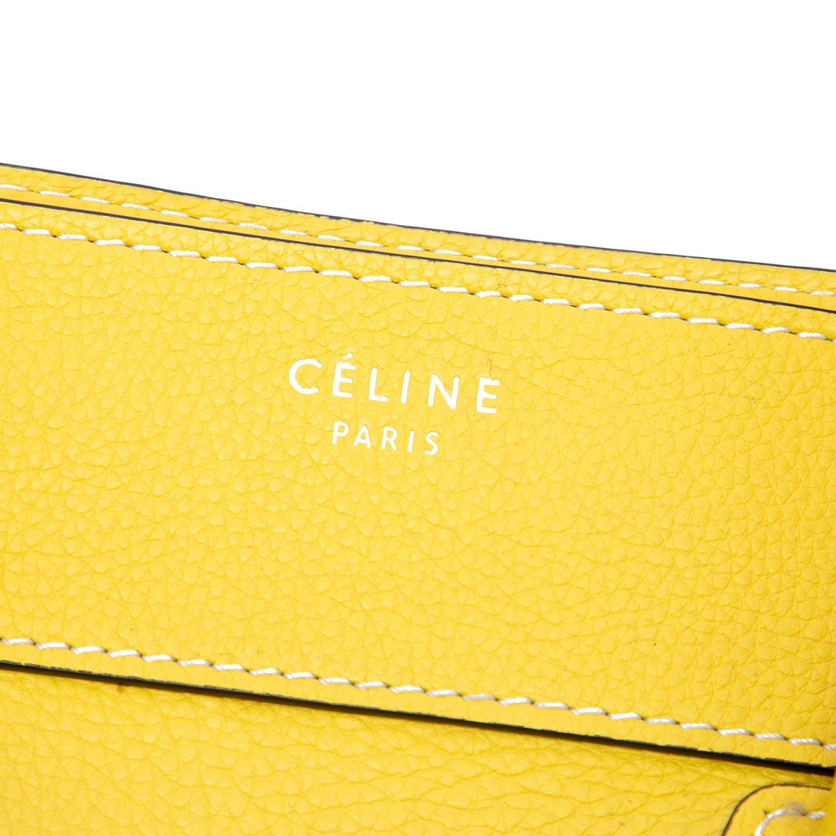 Celine Mini Grained Calfskin Luggage Tote