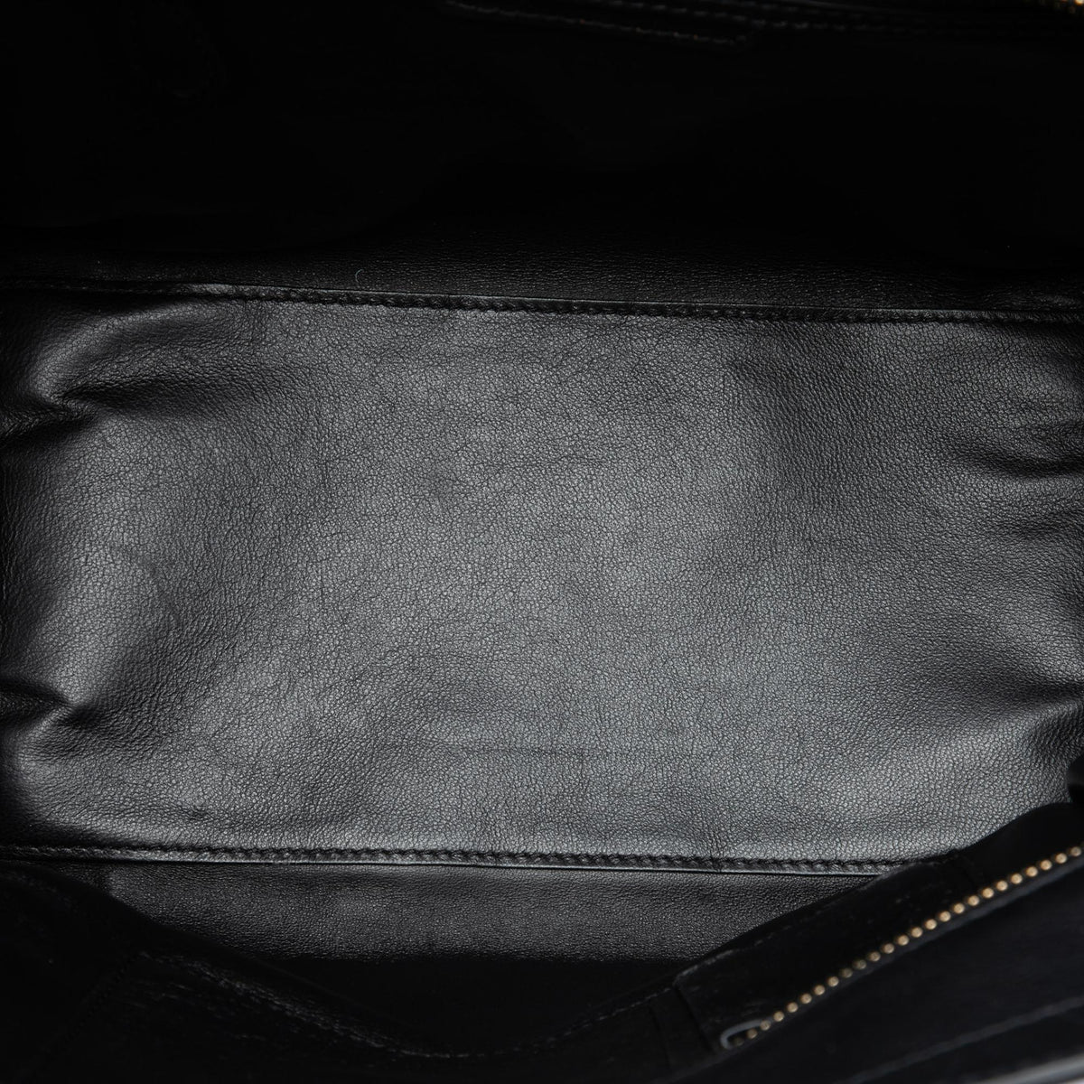 Celine Mini Leather Luggage Tote