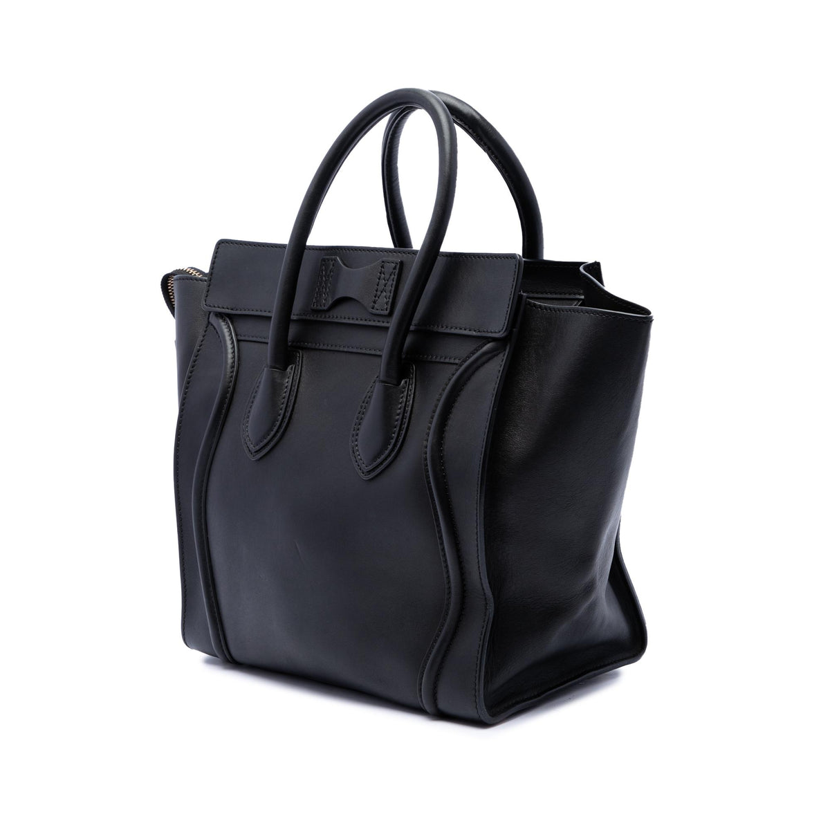 Celine Mini Leather Luggage Tote