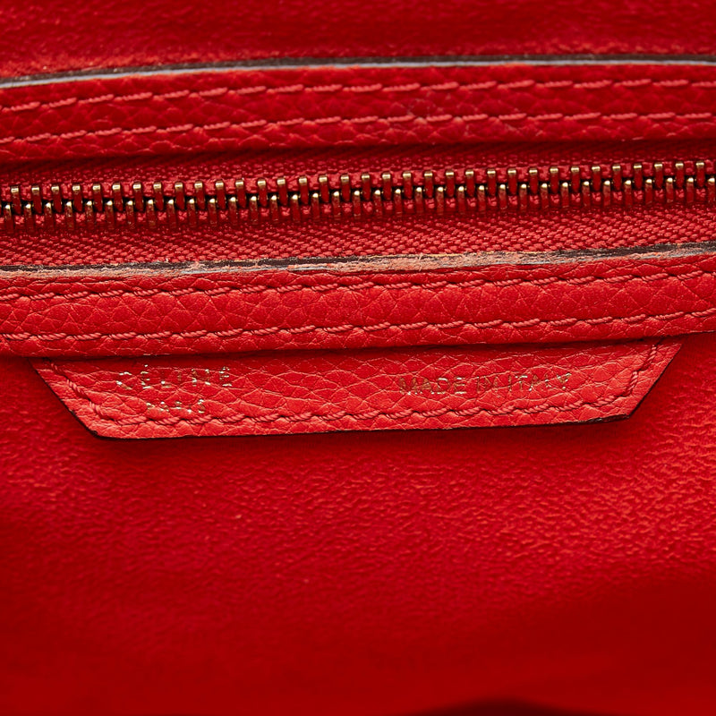 Celine Mini Luggage Leather Tote Bag (SHG-26765)