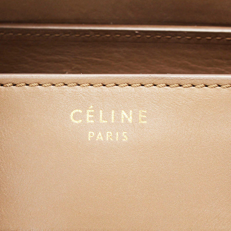 Celine Mini Luggage Leather Tote Bag (SHG-t5F2Hb)