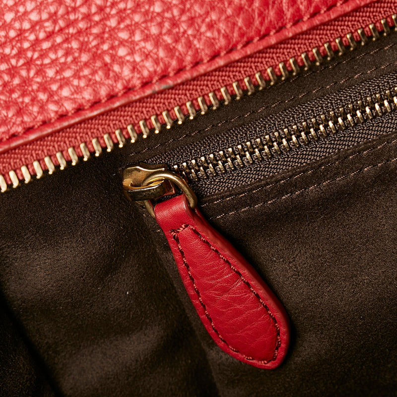 Celine Mini Luggage Leather Tote Bag (SHG-Xb1E2v)