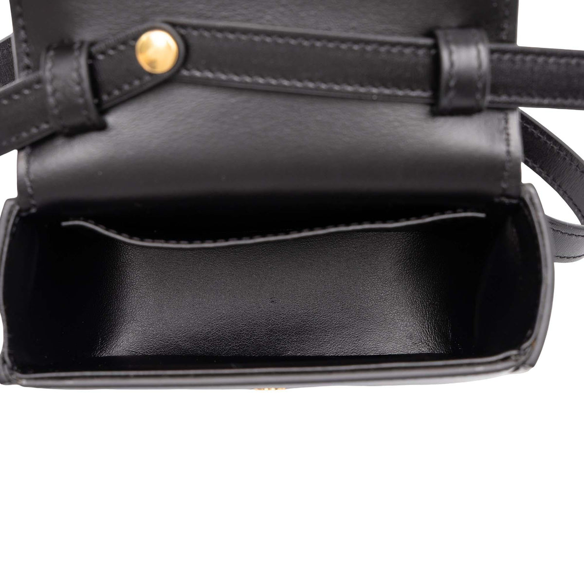 Celine Mini Shiny Calfskin Triomphe Crossbody