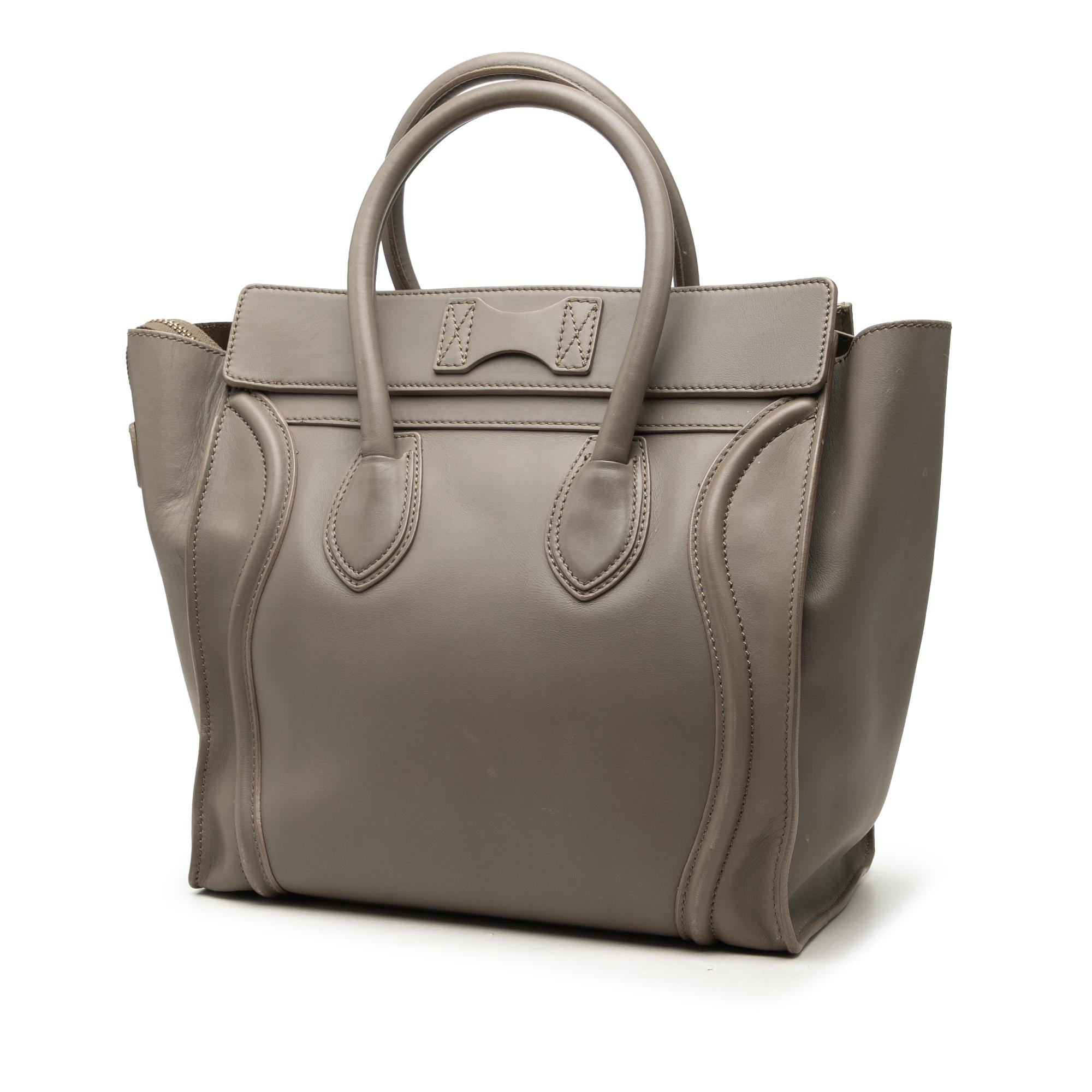 Celine Mini Smooth Calfskin Luggage Tote