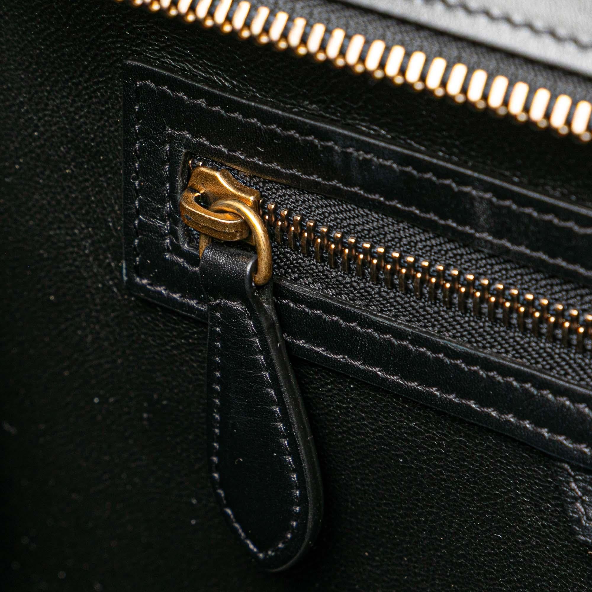 Celine Mini Tricolor Calfskin Luggage Tote