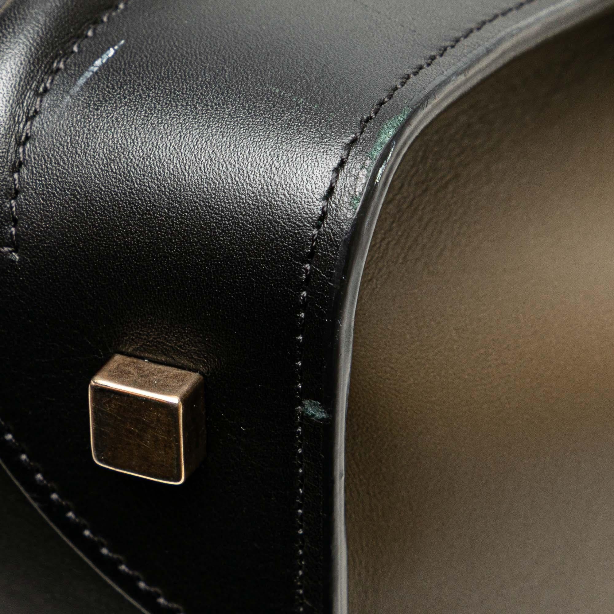 Celine Mini Tricolor Calfskin Luggage Tote