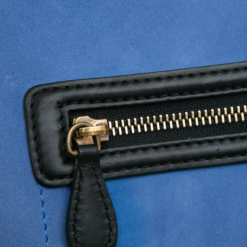 Celine Mini Tricolor Luggage Tote (SHG-h2571u)