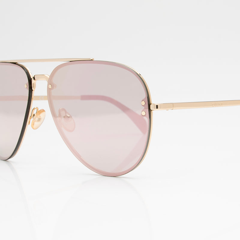 Celine Mirror Aviator Sunglasses (SHF-CBIc5E)