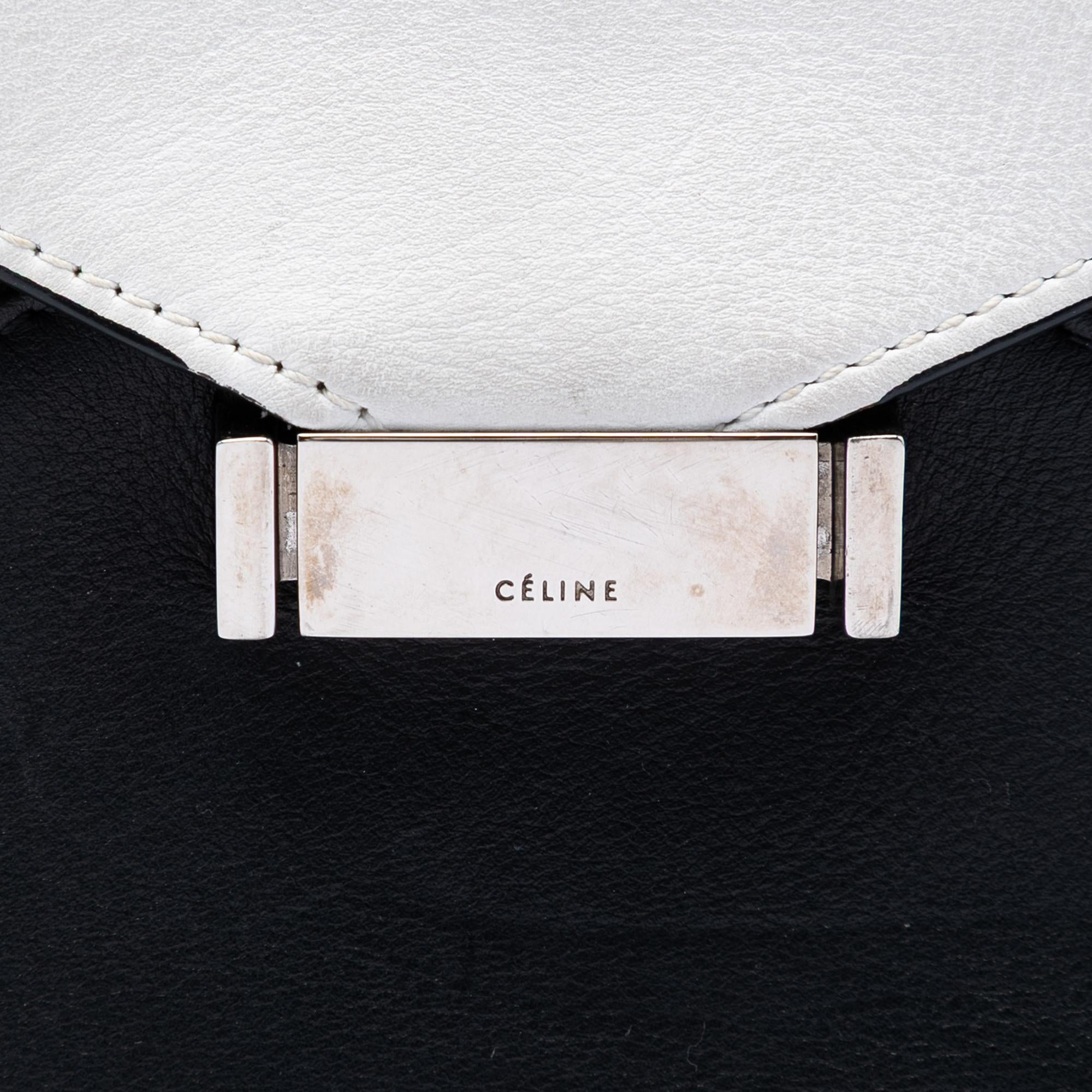 Celine Multicolor Leather and Pony Hair Diamond Shoulder Bag