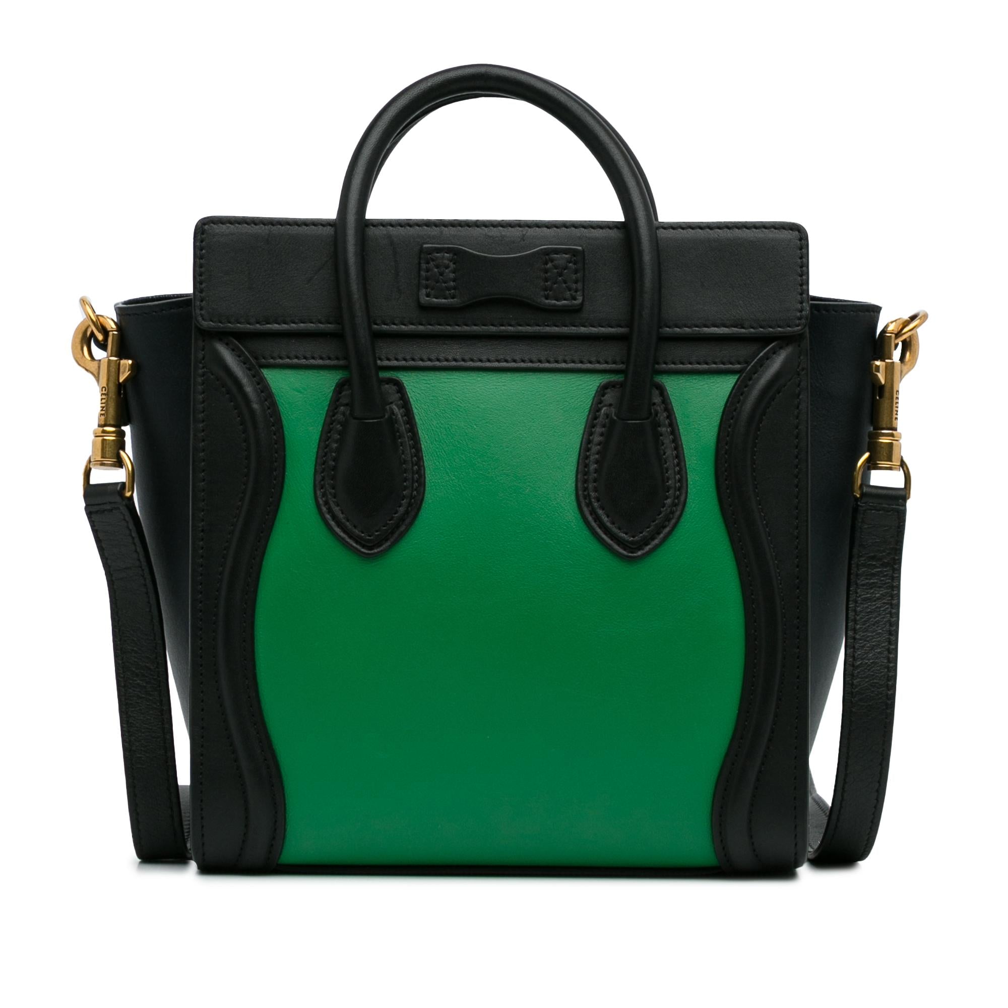 Celine Nano Bicolor Luggage (SHG-FsvhFg)